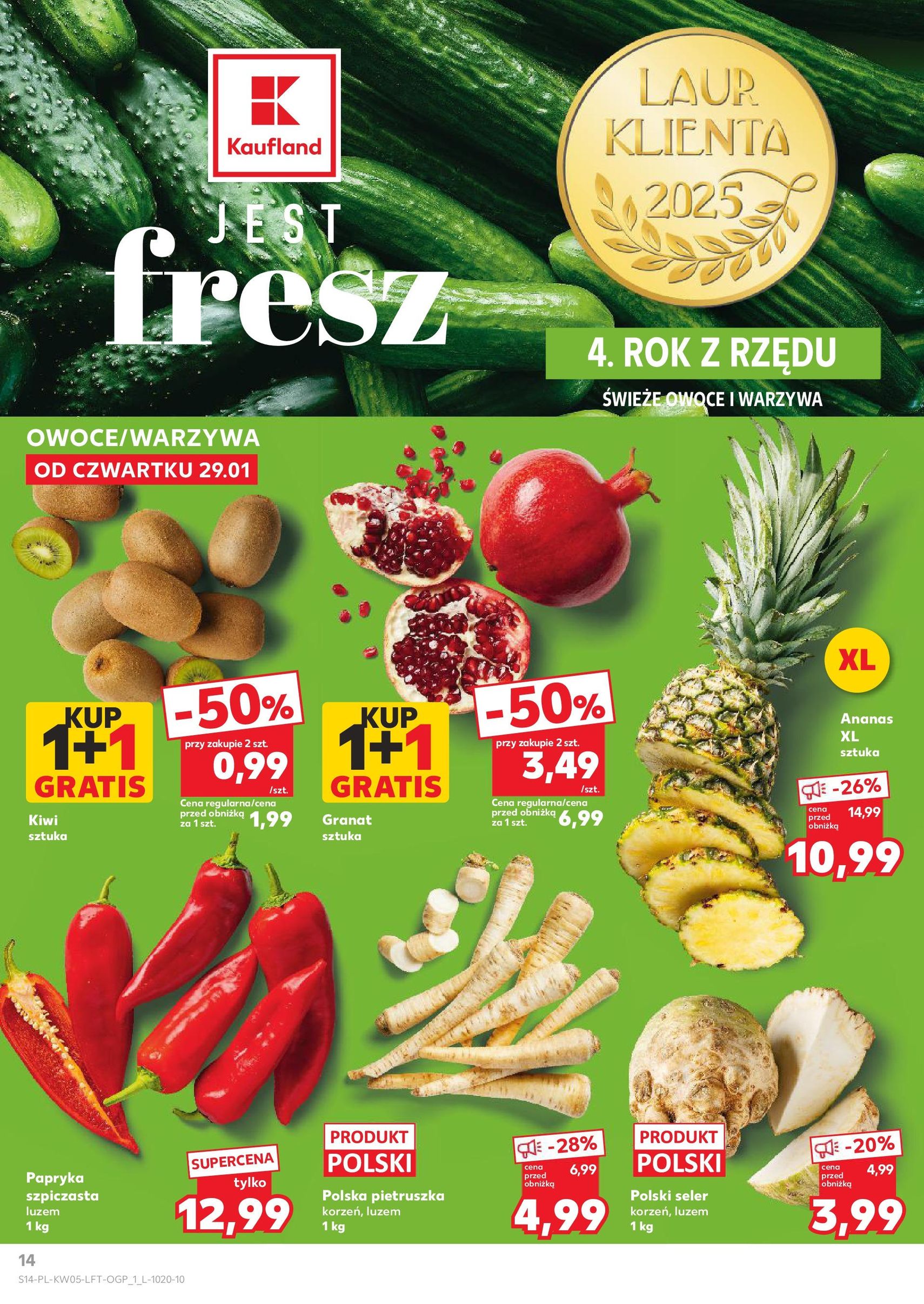 Kaufland gazetka - ważny gazetka od 29.01.2026 strona 14 z 52