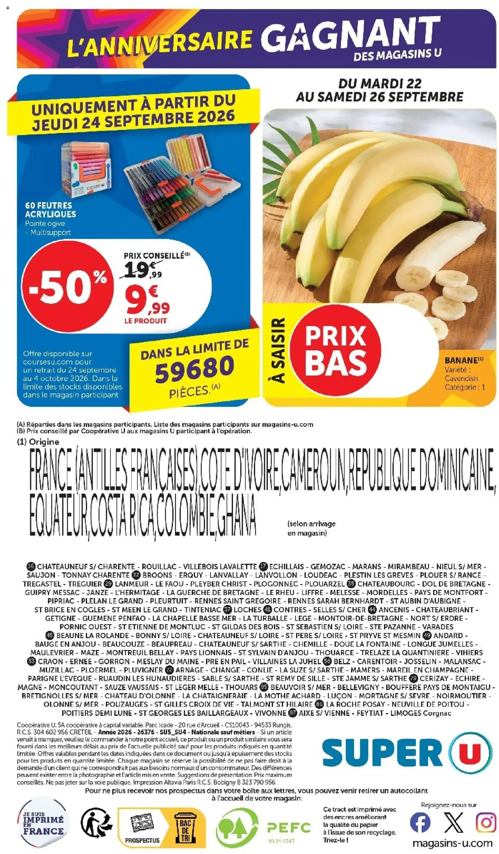 Super U catalogue - brochure valable à partir du 22/09/2026, page 40 sur 40