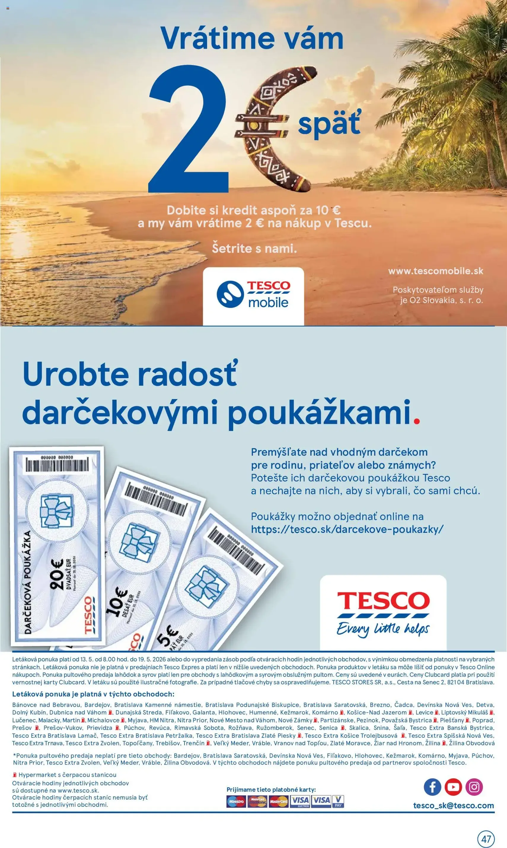 Tesco Hypermarket - leták - platný leták od 13.05.2026 strana 47 z 51