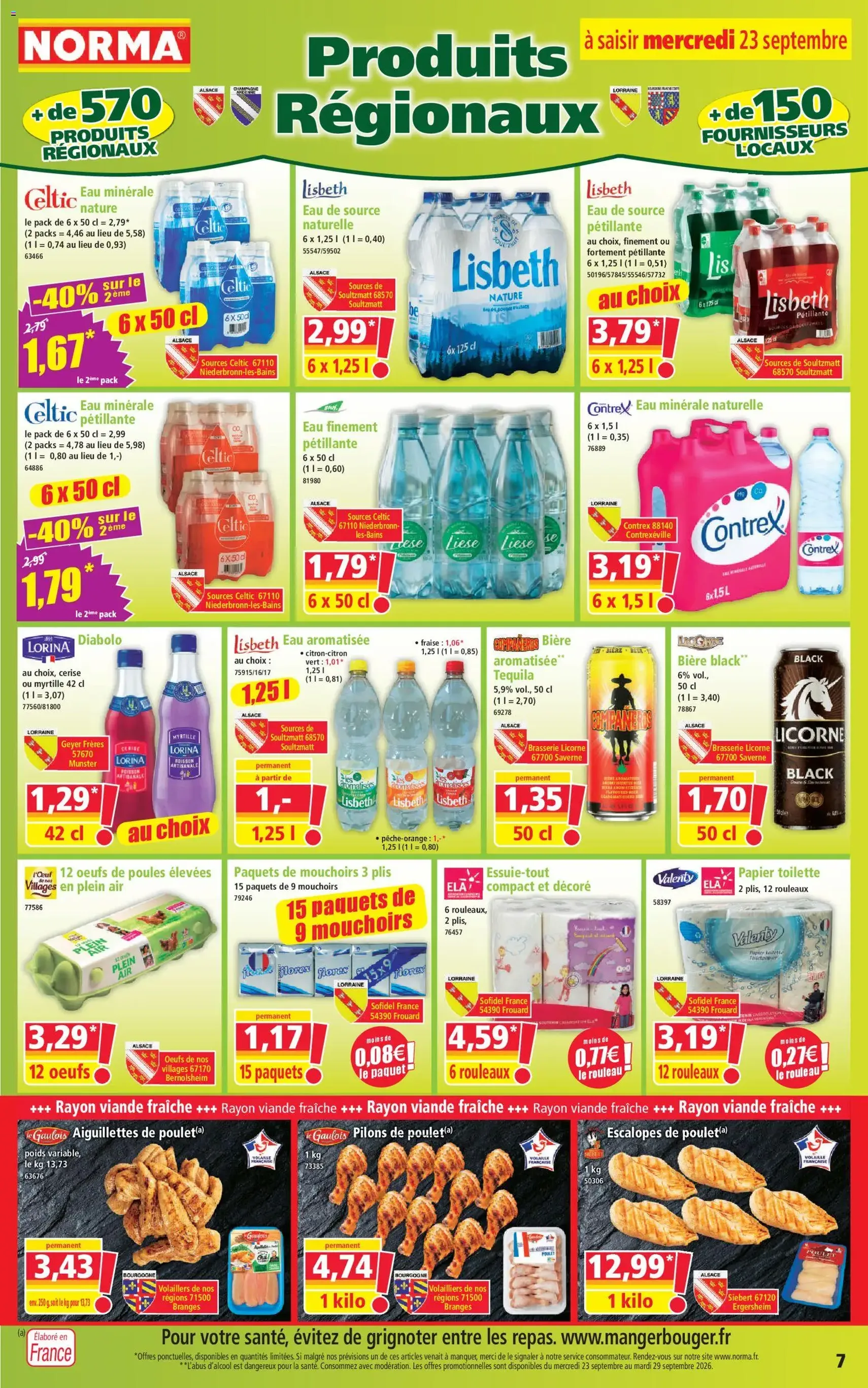 Norma catalogue - brochure valable à partir du 23/09/2026, page 7 sur 14