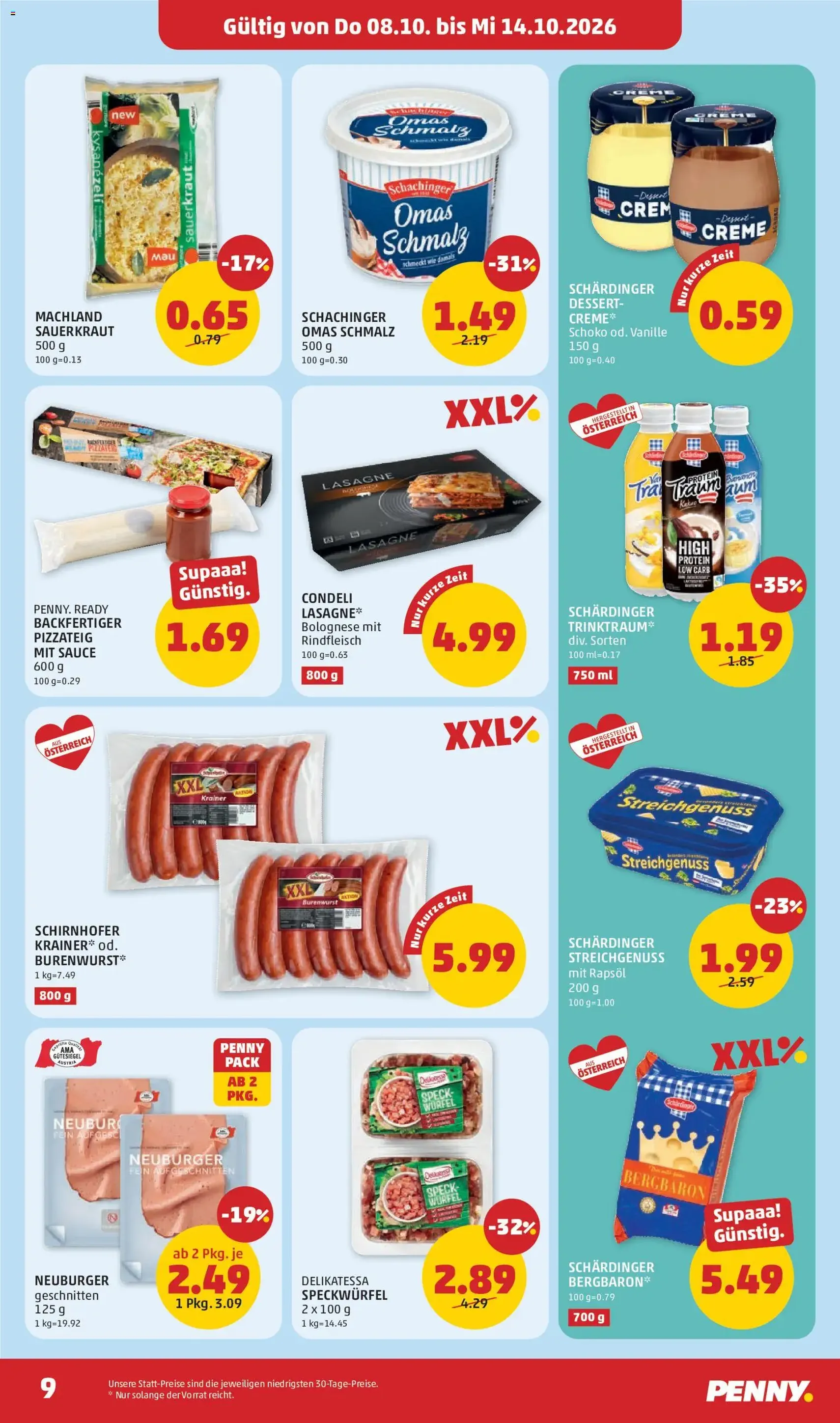 Penny Markt Flugblatt - Gültiger Prospekt ab 04.10.2026, Seite 9 von insgesamt 32