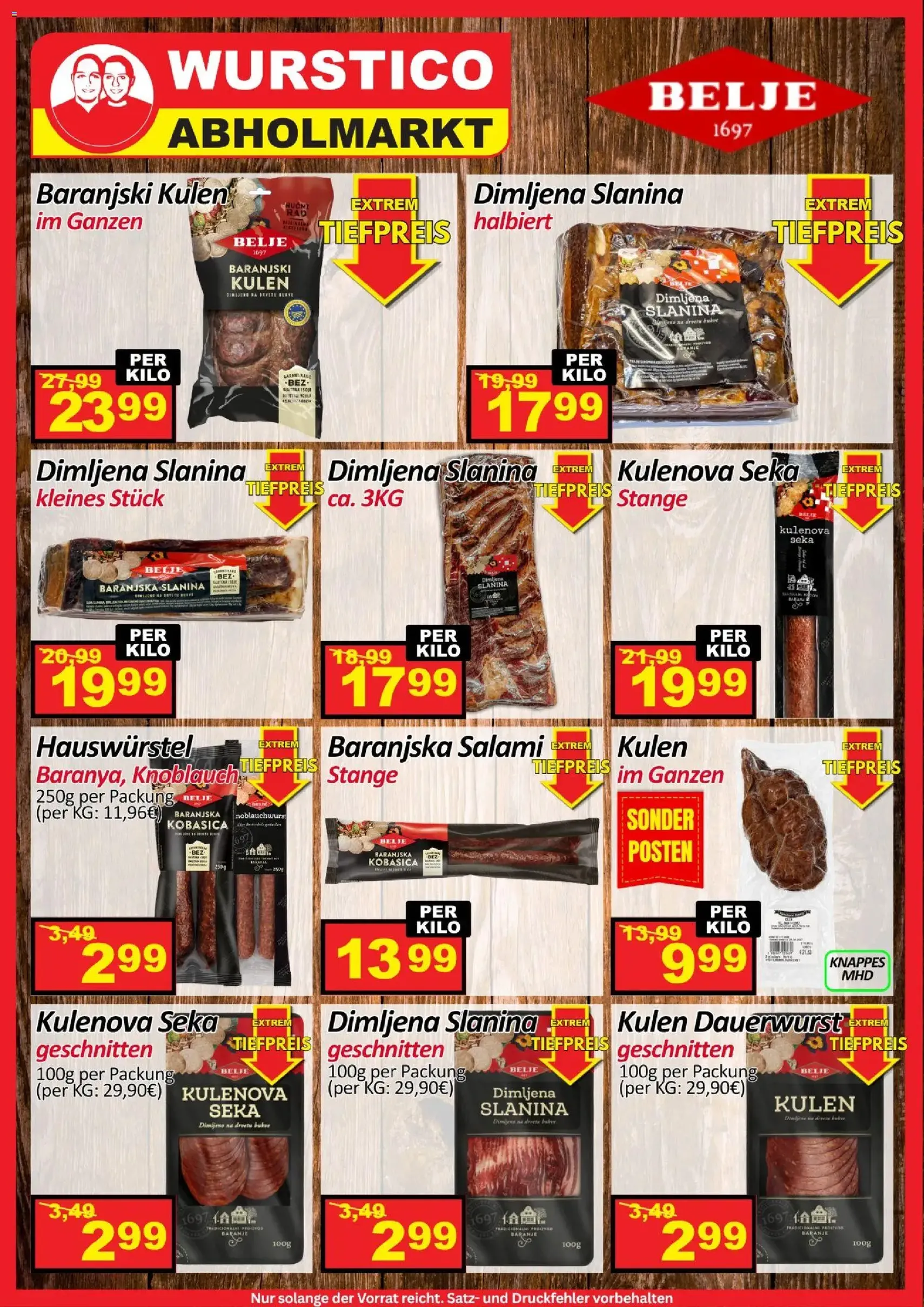 Wurstico Abholmarkt Flugblatt - Gültiger Prospekt ab 17.09.2026, Seite 11 von insgesamt 13