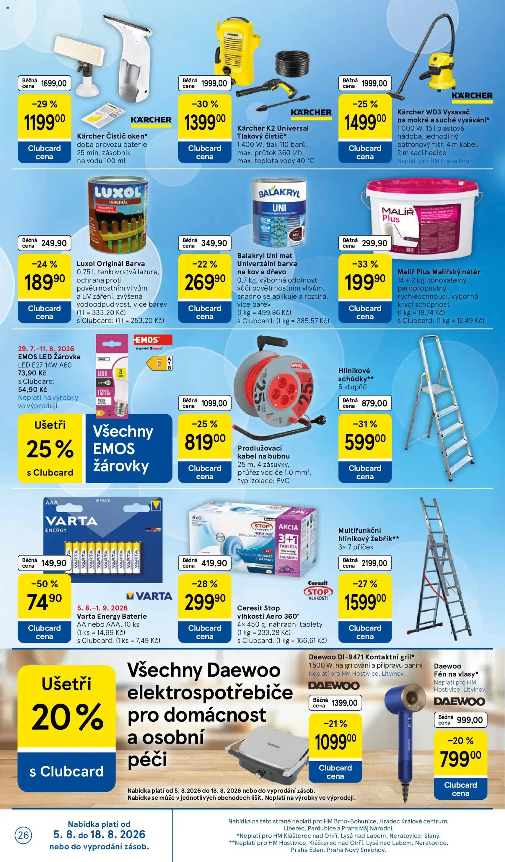 Tesco leták - Hypermarket - platný leták od 05.08.2026 strana 26 z 31