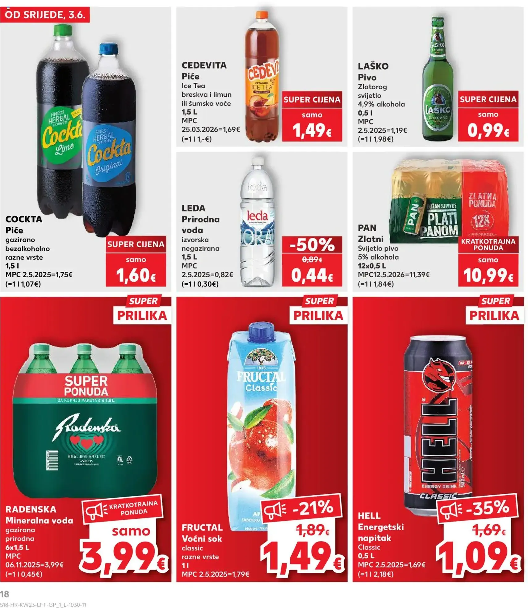 Kaufland HR akciós újság - 2026.06.03. érvényes szórólap 18 oldal 32 oldalból