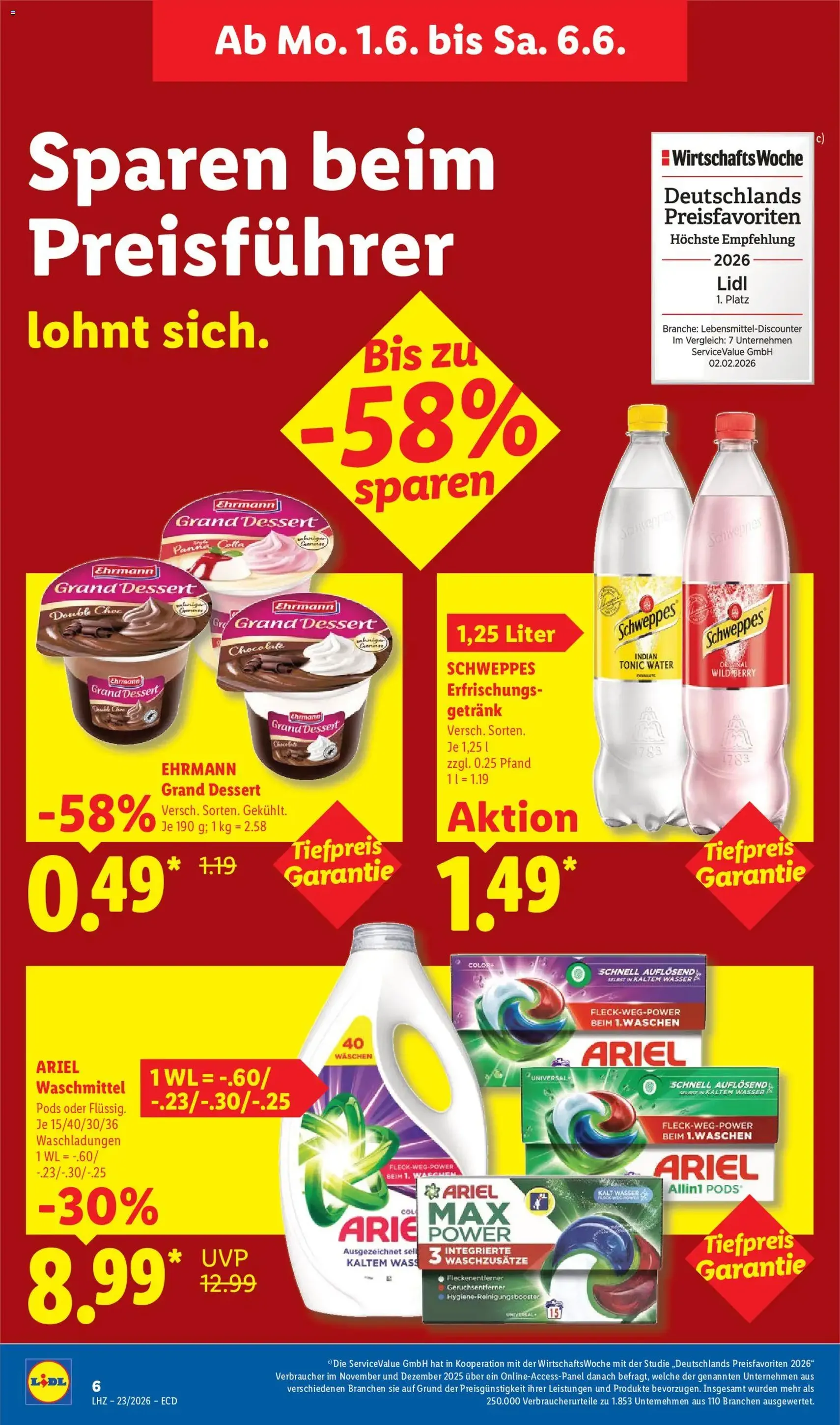 Lidl Prospekt - Gültiger Prospekt ab 01.06.2026, Seite 16 von insgesamt 71
