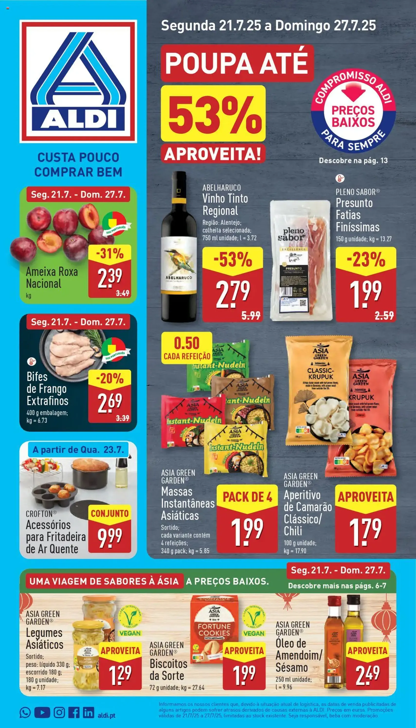 Aldi folheto - folheto válido a partir de 21/07/2025 página 1 de 34 Aldi folheto - folheto válido a partir de 21/07/2025 página 1 de 34