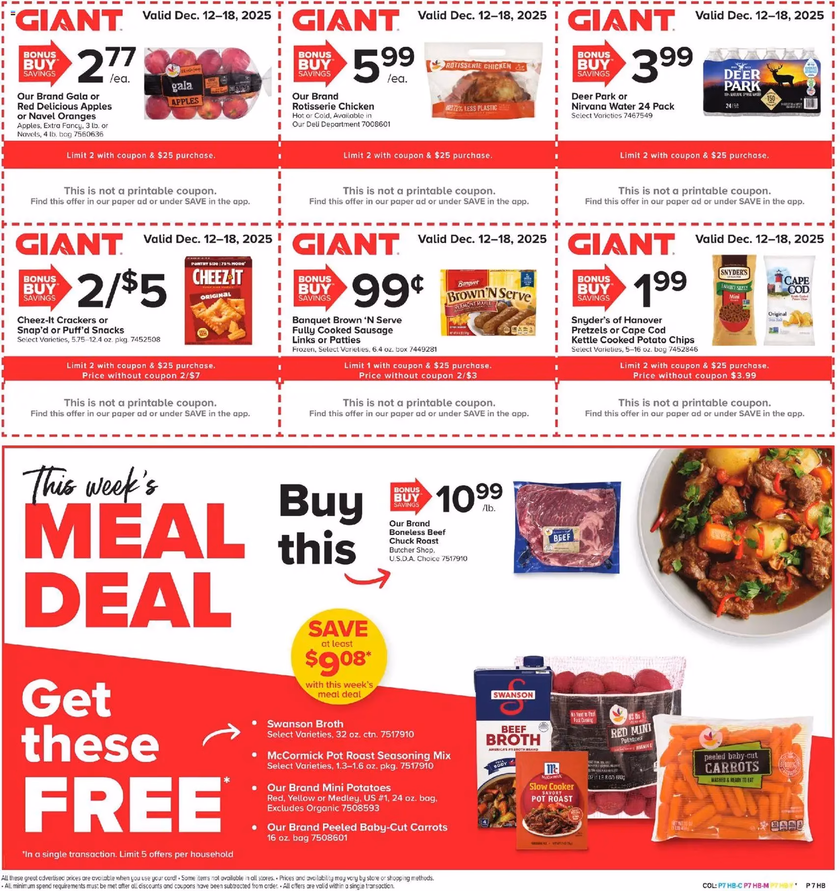 Giant Weekly Ad - valid flyer from 12/12/2025, page 5 of 23