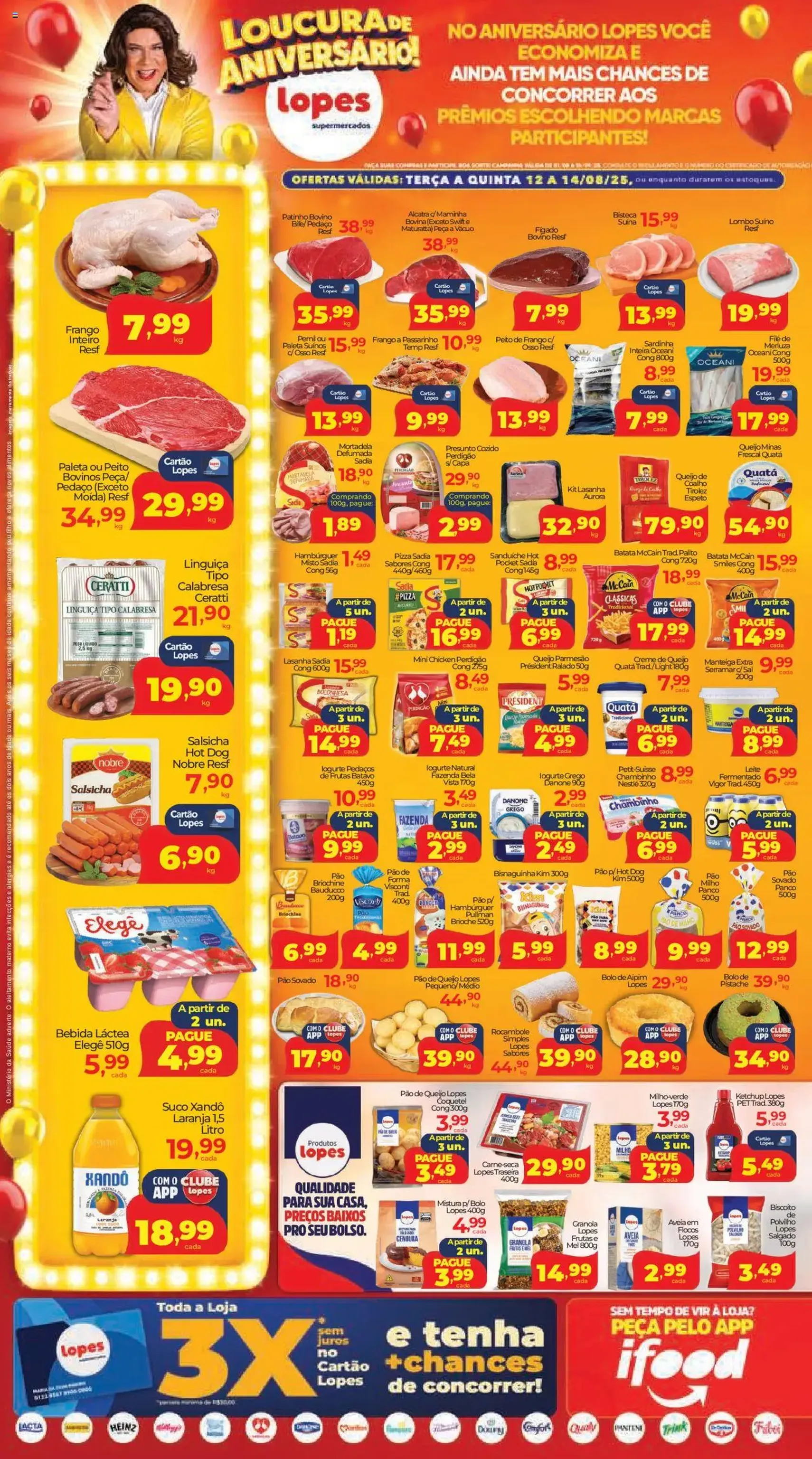 Lopes Supermercados - Ofertas da semana - folheto válido a partir de 12/08/2025 página 2 de 4