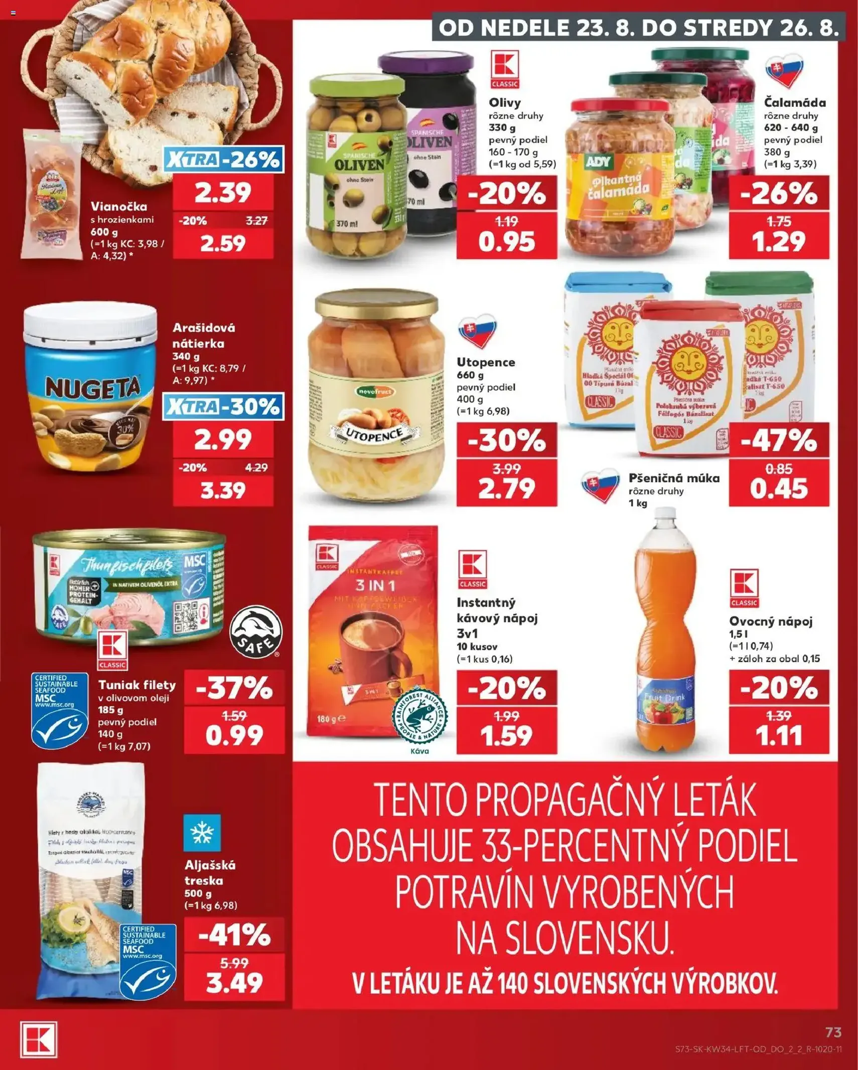 Kaufland leták - platný leták od 20.08.2026 strana 73 z 76