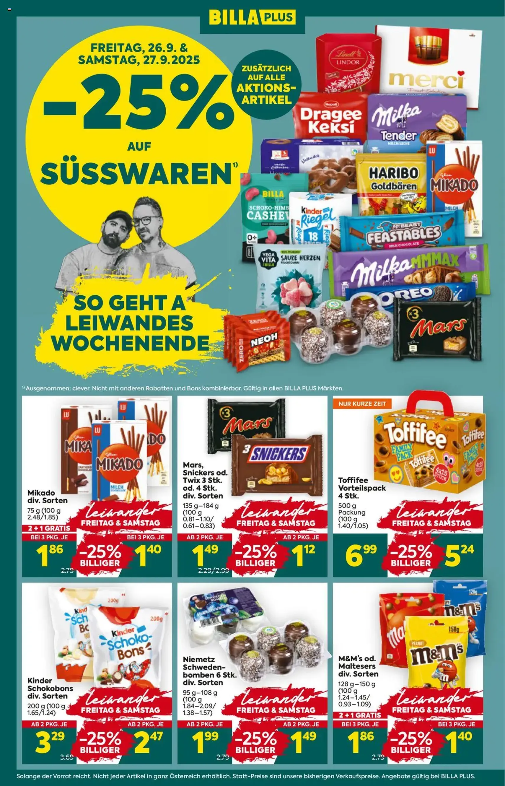 Billa Plus Flugblatt - Gültiger Prospekt ab 25.09.2025, Seite 2 von insgesamt 16