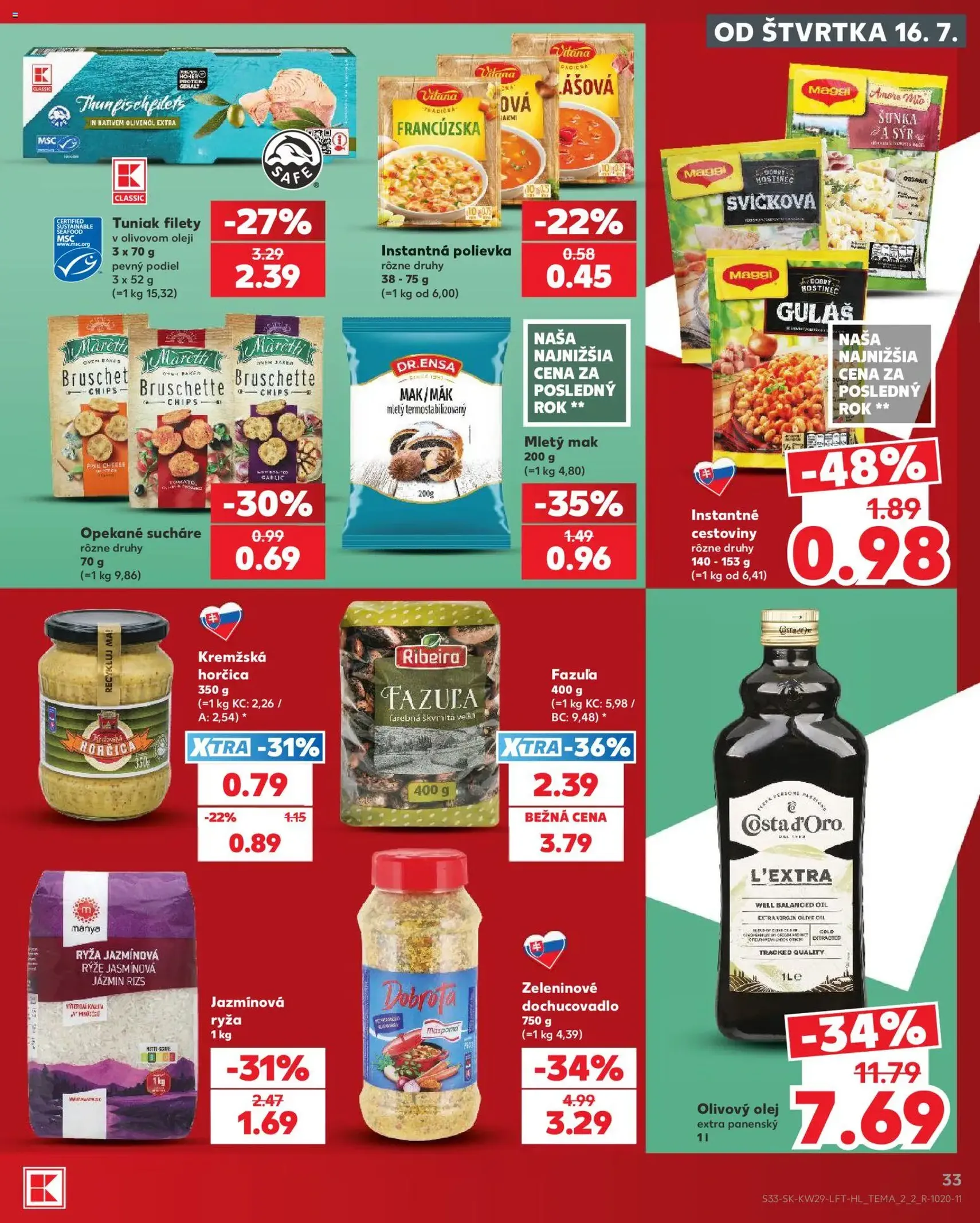 Kaufland SK akciós újság - 2026.07.16. érvényes szórólap 33 oldal 86 oldalból