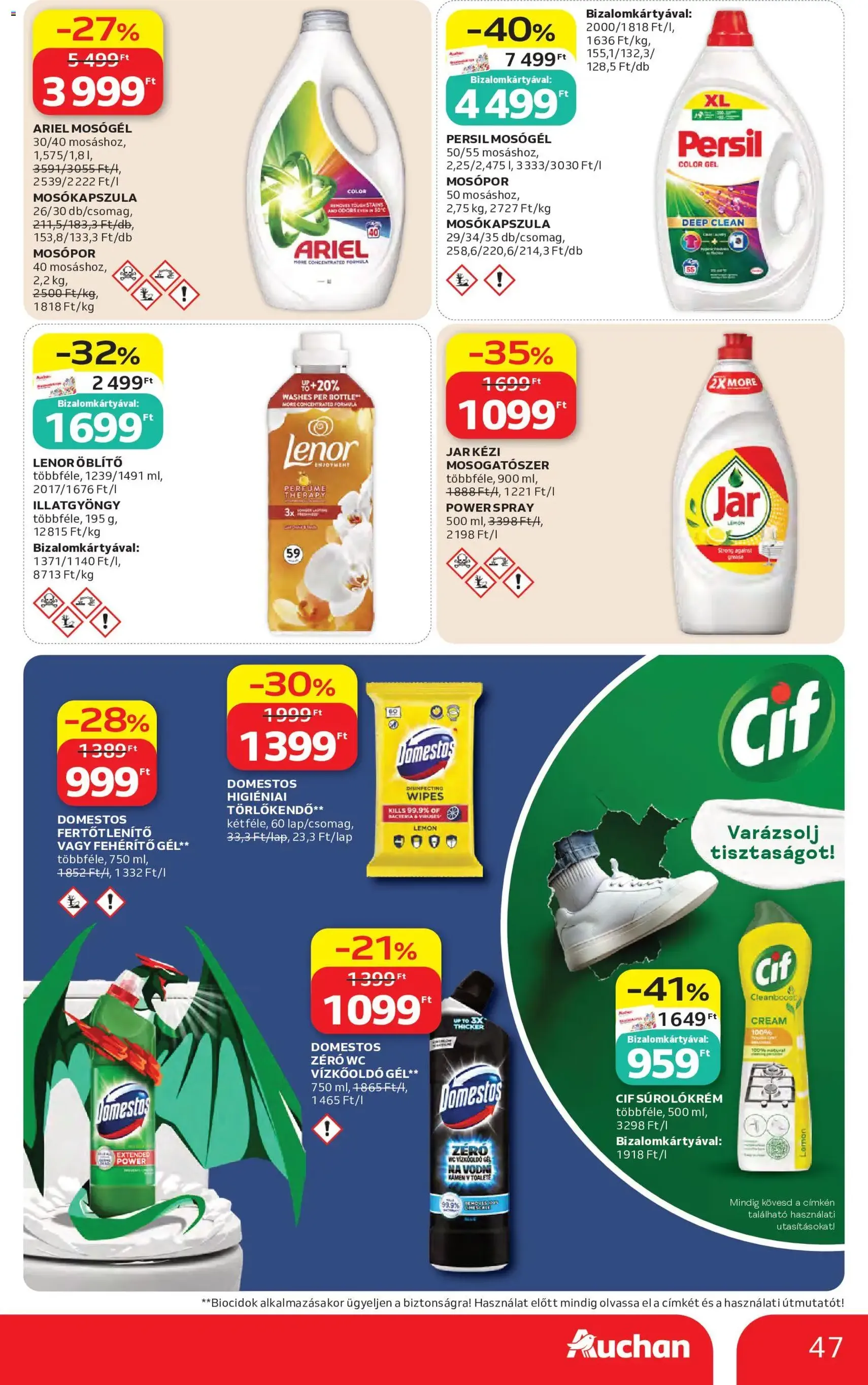 Auchan akciós újság - 2026.05.14. érvényes szórólap 47 oldal 58 oldalból