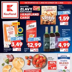 Kaufland SK Akciós újság - szórólap előnézete érvényes 2026.01.22. -tól