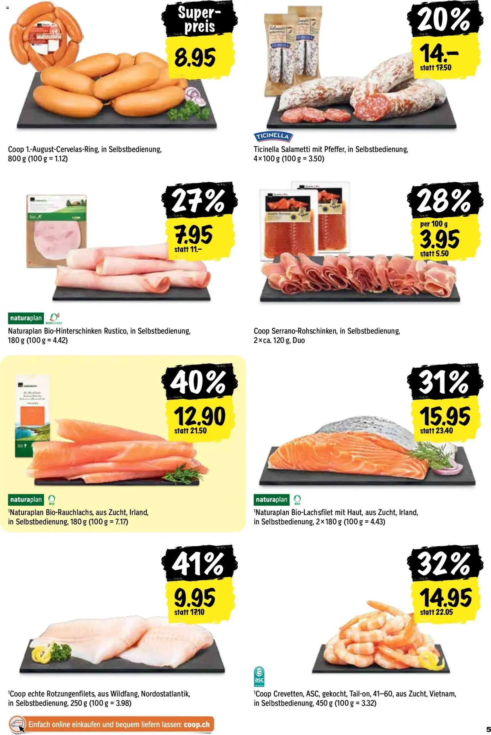 Coop aktionen - Gültiger Prospekt ab 23.07.2026, Seite 5 von insgesamt 24