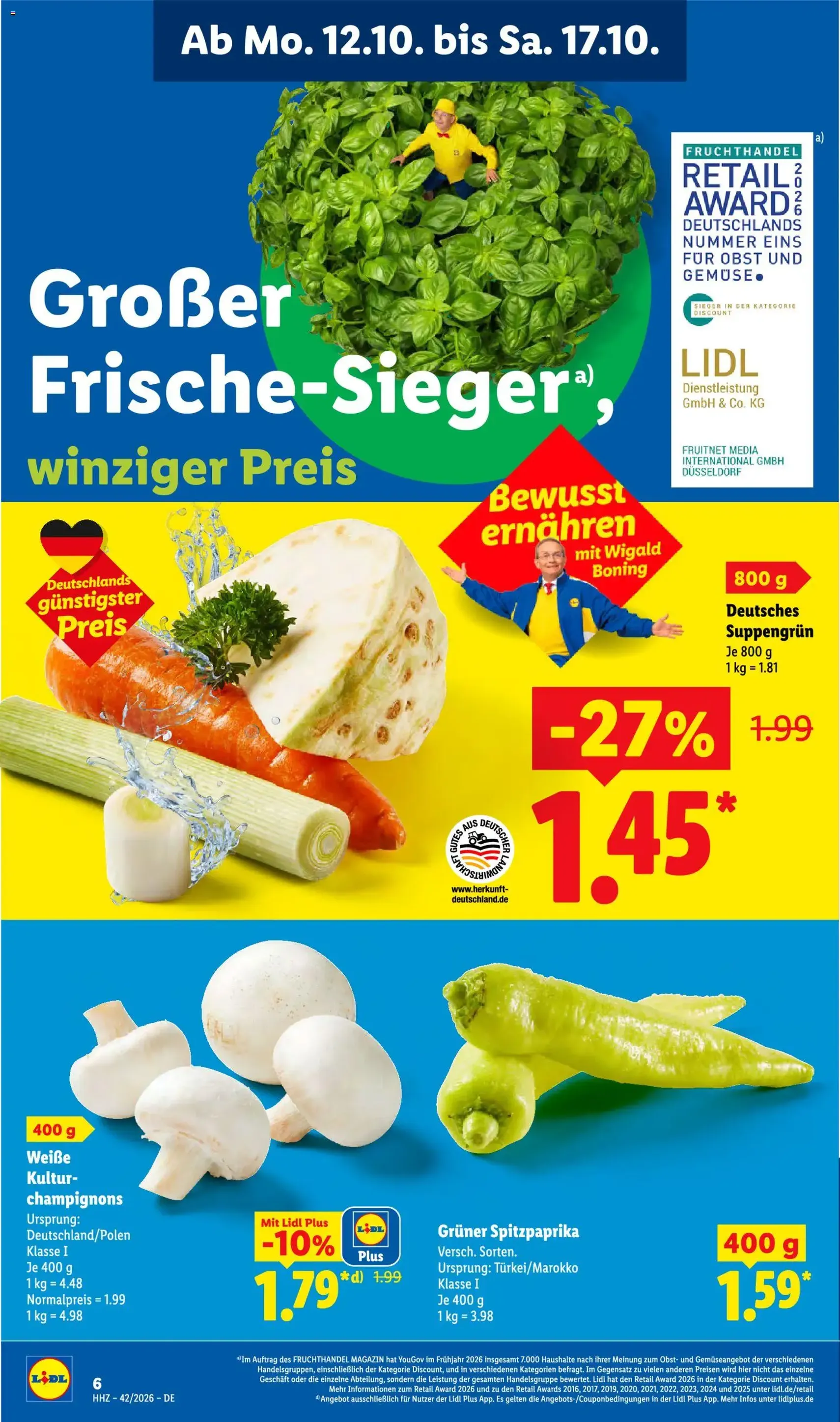 Lidl Prospekt - Gültiger Prospekt ab 12.10.2026, Seite 6 von insgesamt 32