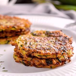 Previsualización de la receta Tortitas de calabacín con atún