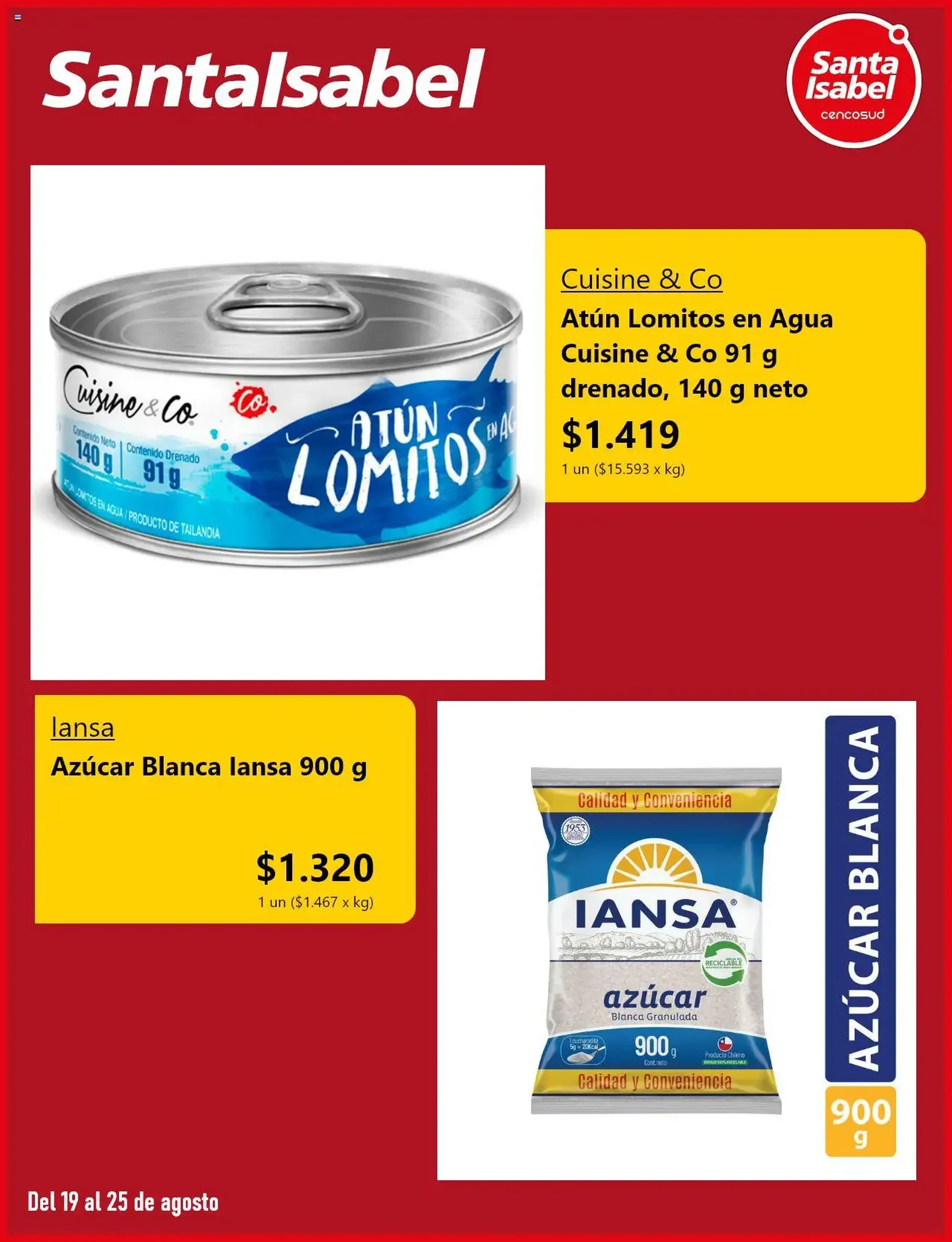 Santa Isabel ofertas - folleto válido desde 18.08.2025 página 4 de 5