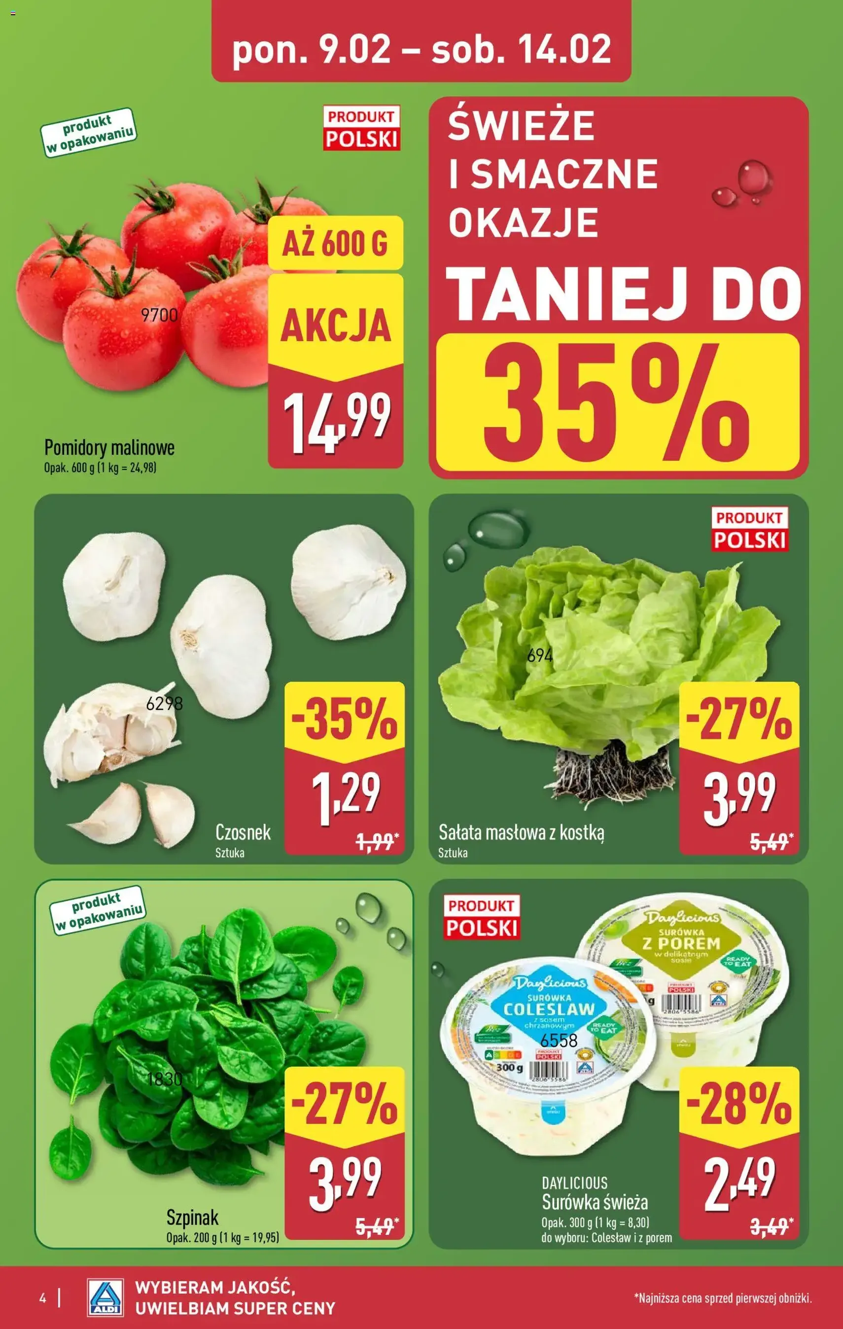 Aldi Gazetka - ważny gazetka od 09.02.2026 strona 4 z 39