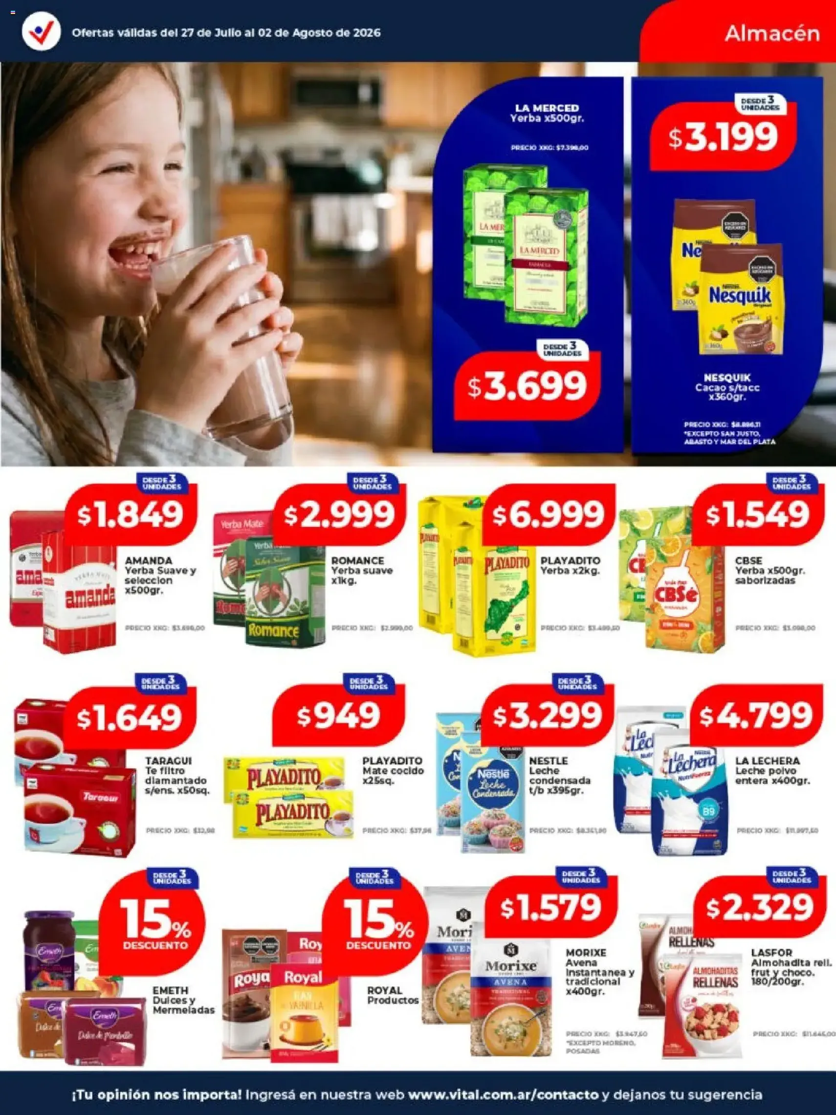 Vital - Ofertas - folleto válido desde 27/07/2026 página 16 de 21