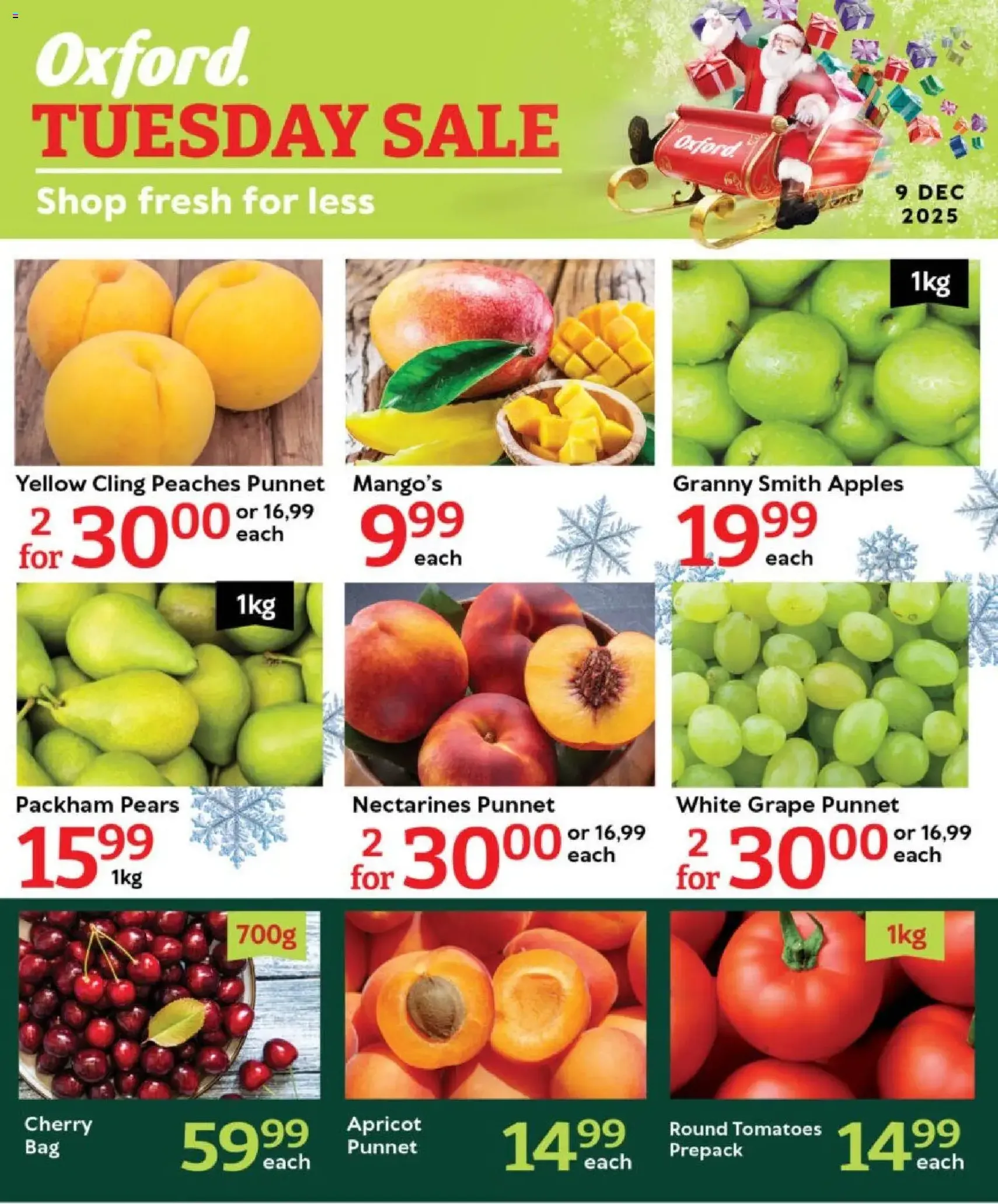 Oxford Freshmarket - Tuesday Sale - valid flyer from 08/12/2025, page 1 of 8