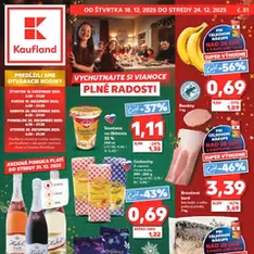 Kaufland leták - náhľad letáku platný od 18.12.2025
