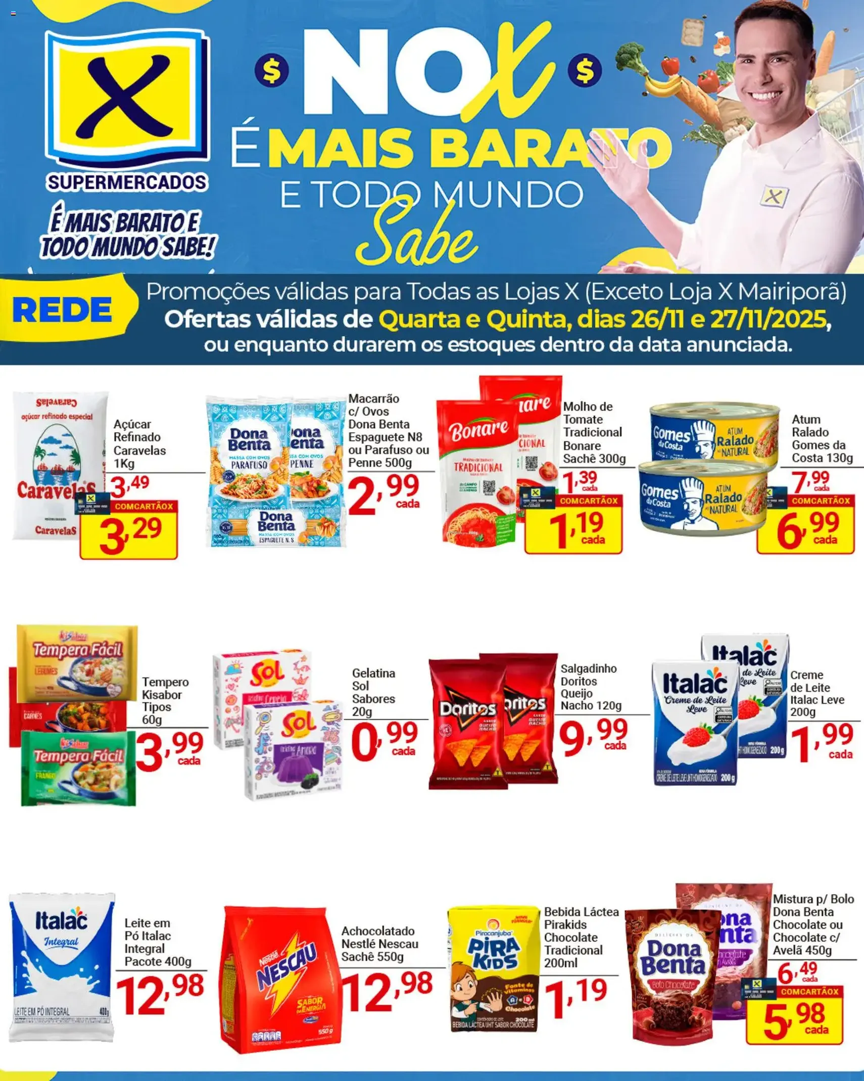 X Supermercados - Ofertas da semana - folheto válido a partir de 26/11/2025 página 2 de 3