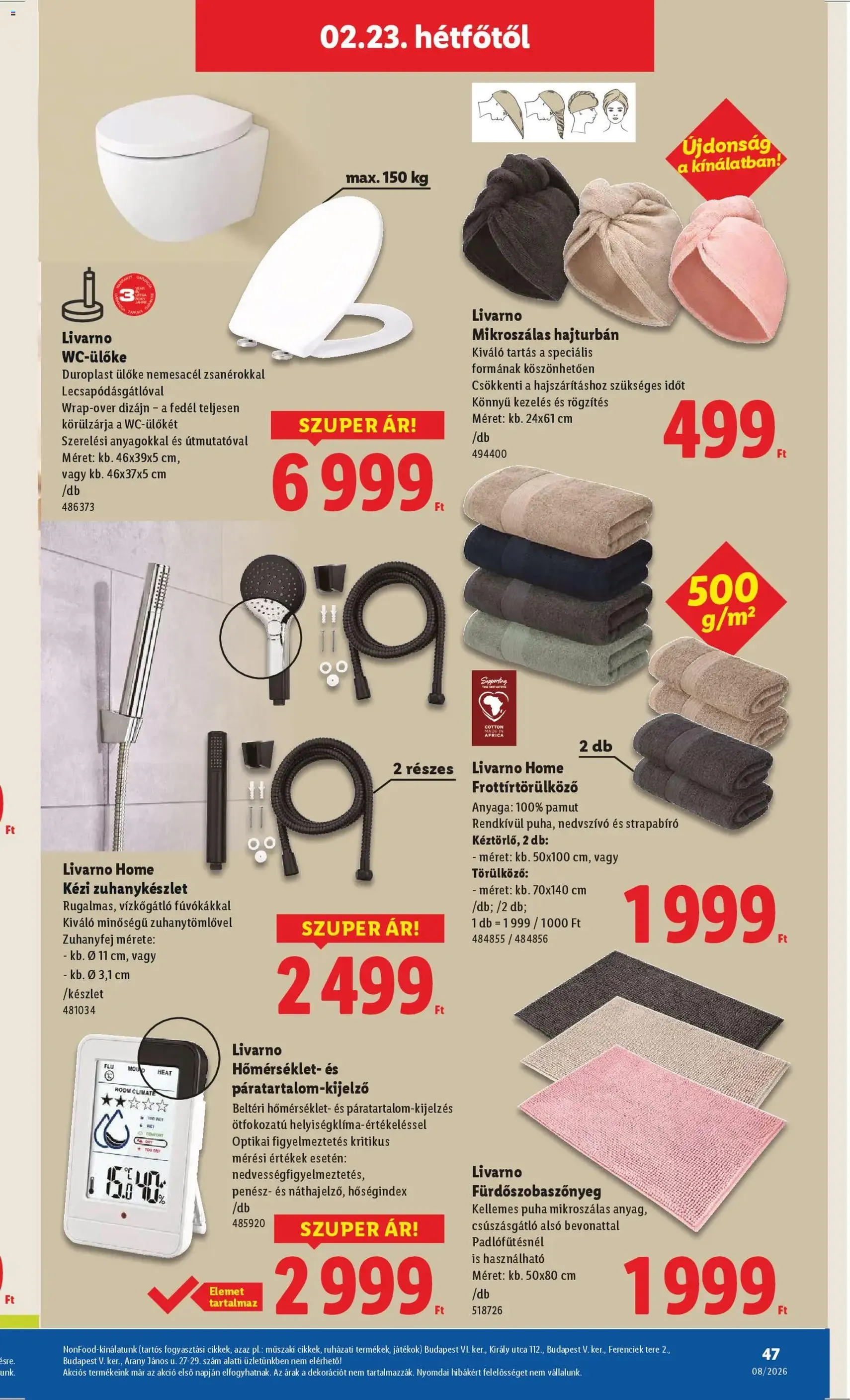 Lidl Akciós újság - 2026.02.19. érvényes szórólap 47 oldal 58 oldalból