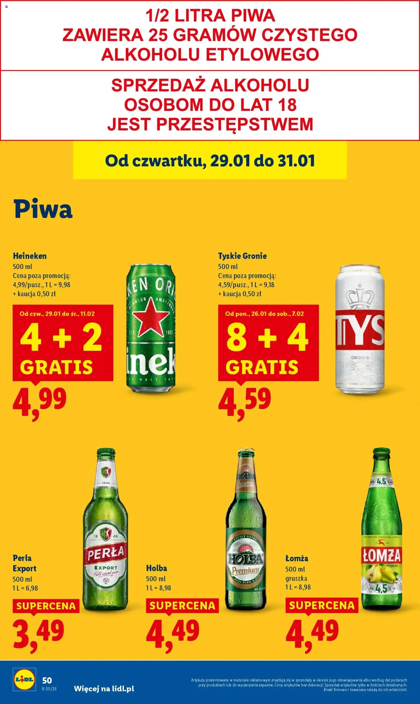 Lidl Gazetka - ważny gazetka od 29.01.2026 strona 50 z 63