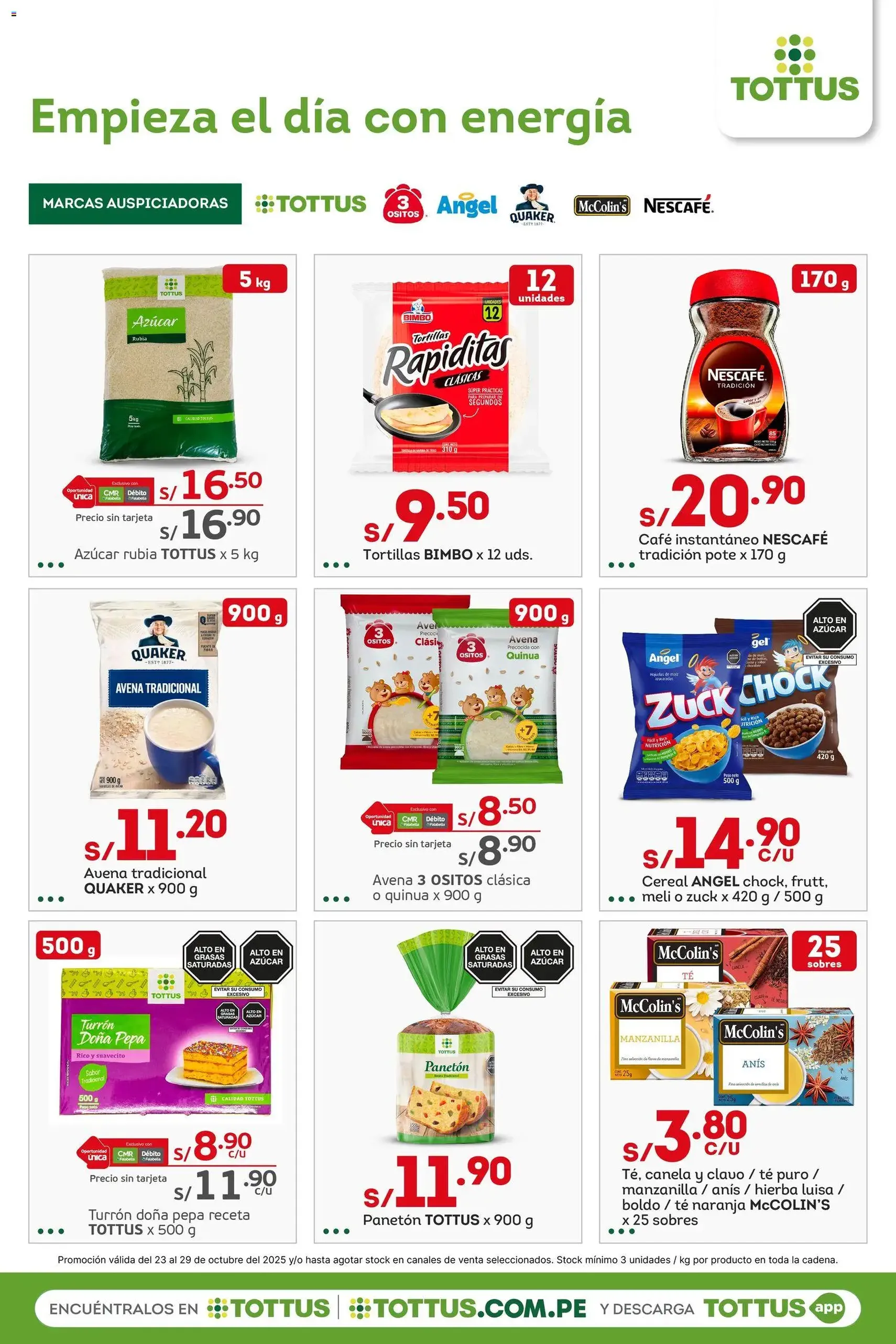 Catálogo Tottus - folleto válido desde 23/10/2025 página 4 de 13 Catálogo Tottus - folleto válido desde 23/10/2025 página 4 de 13