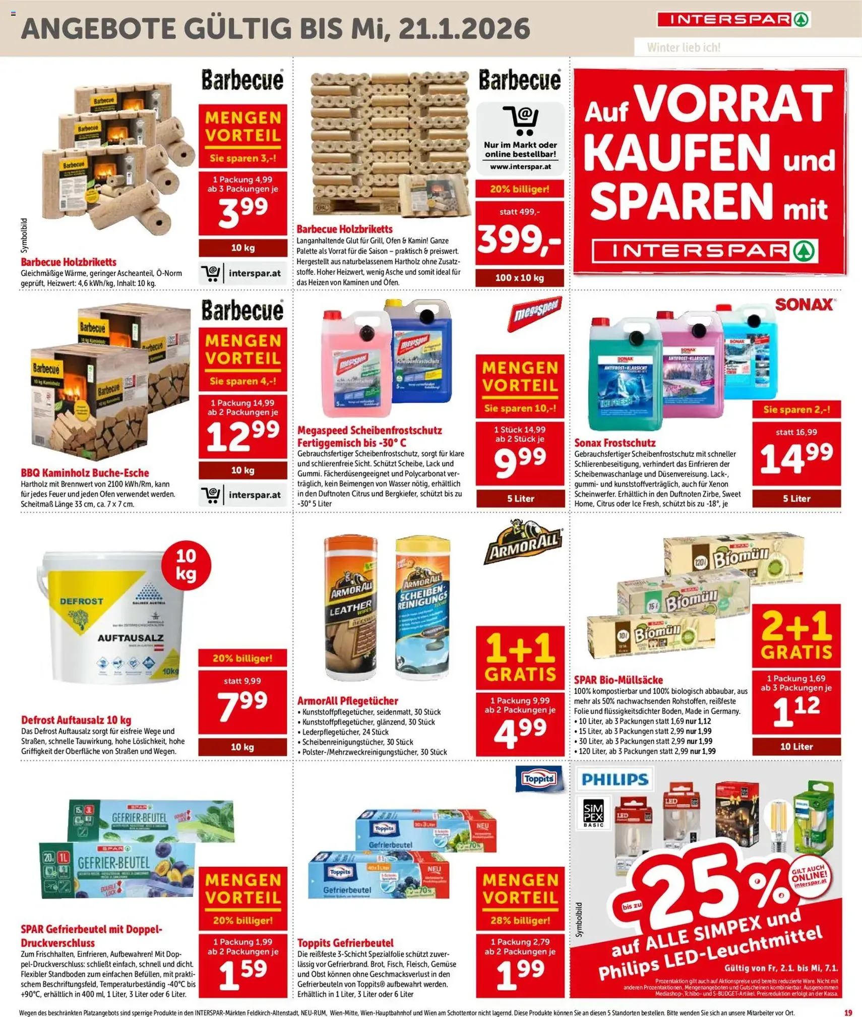 Interspar Flugblatt - Gültiger Prospekt ab 02.01.2026, Seite 19 von insgesamt 24