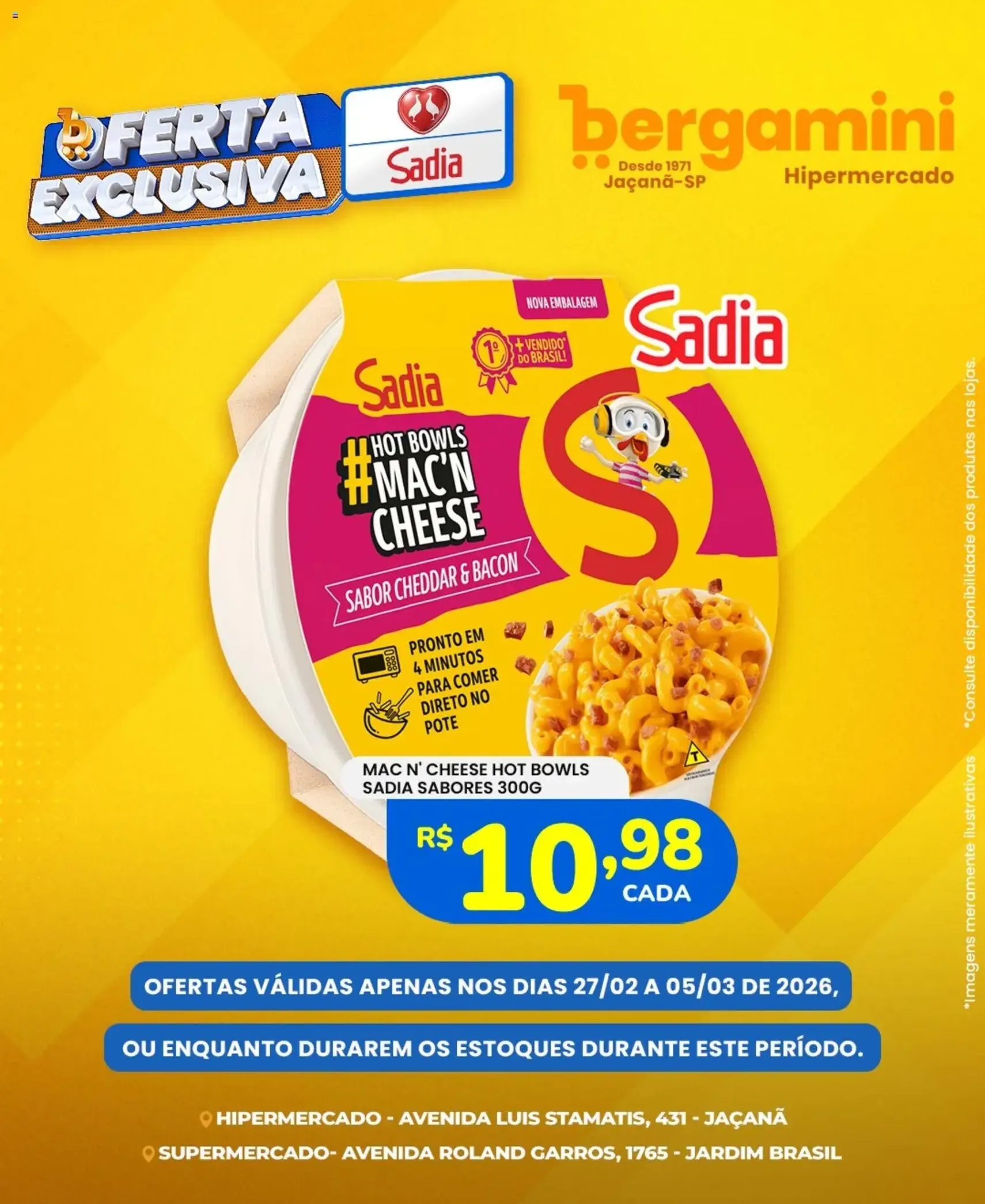 Supermercado Bergamini ofertas Sadia e a Perdigão - folheto válido a partir de 27/02/2026 página 6 de 8