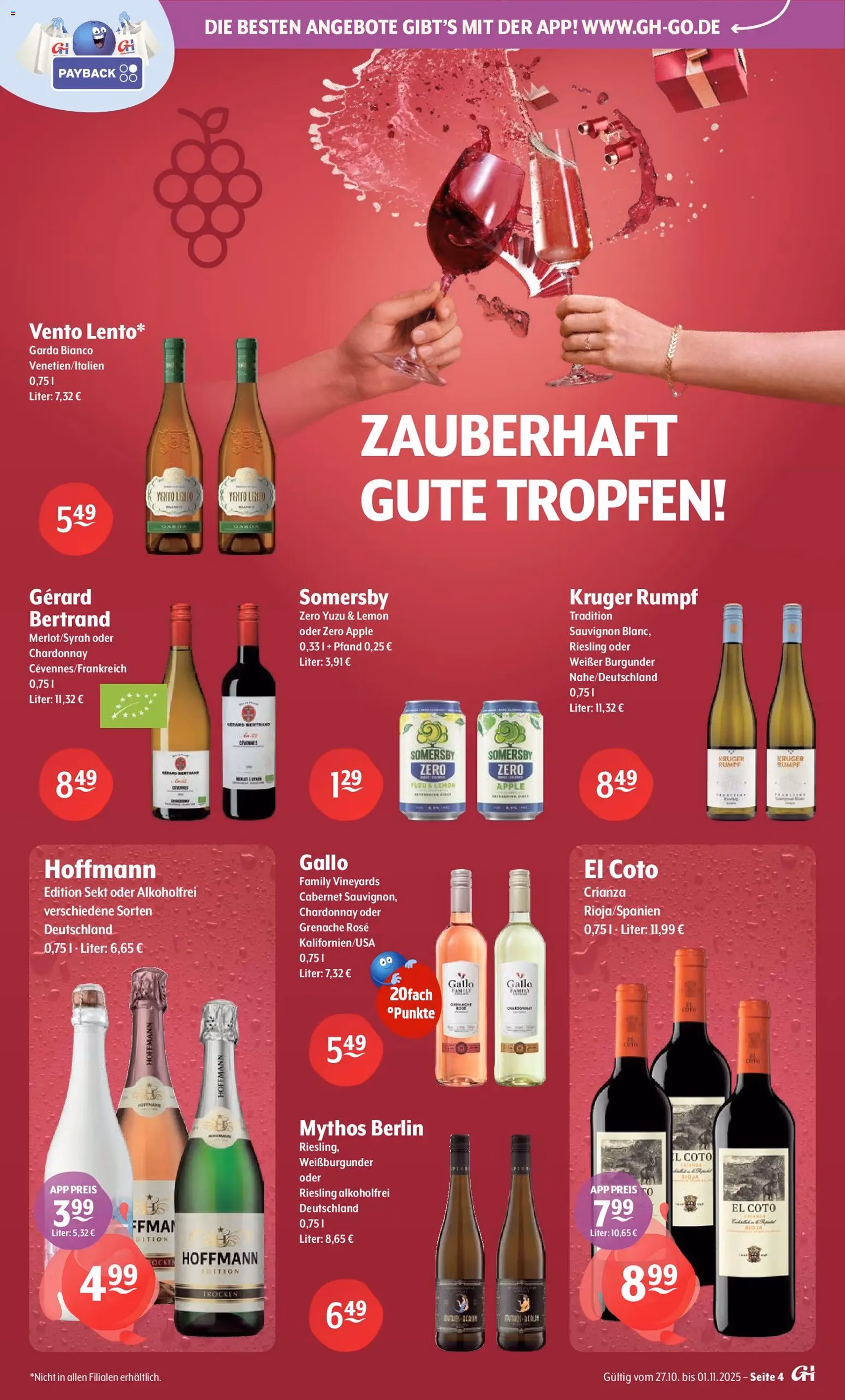 Trink und Spare Prospekt - Gültiger Prospekt ab 27.10.2025, Seite 4 von insgesamt 11