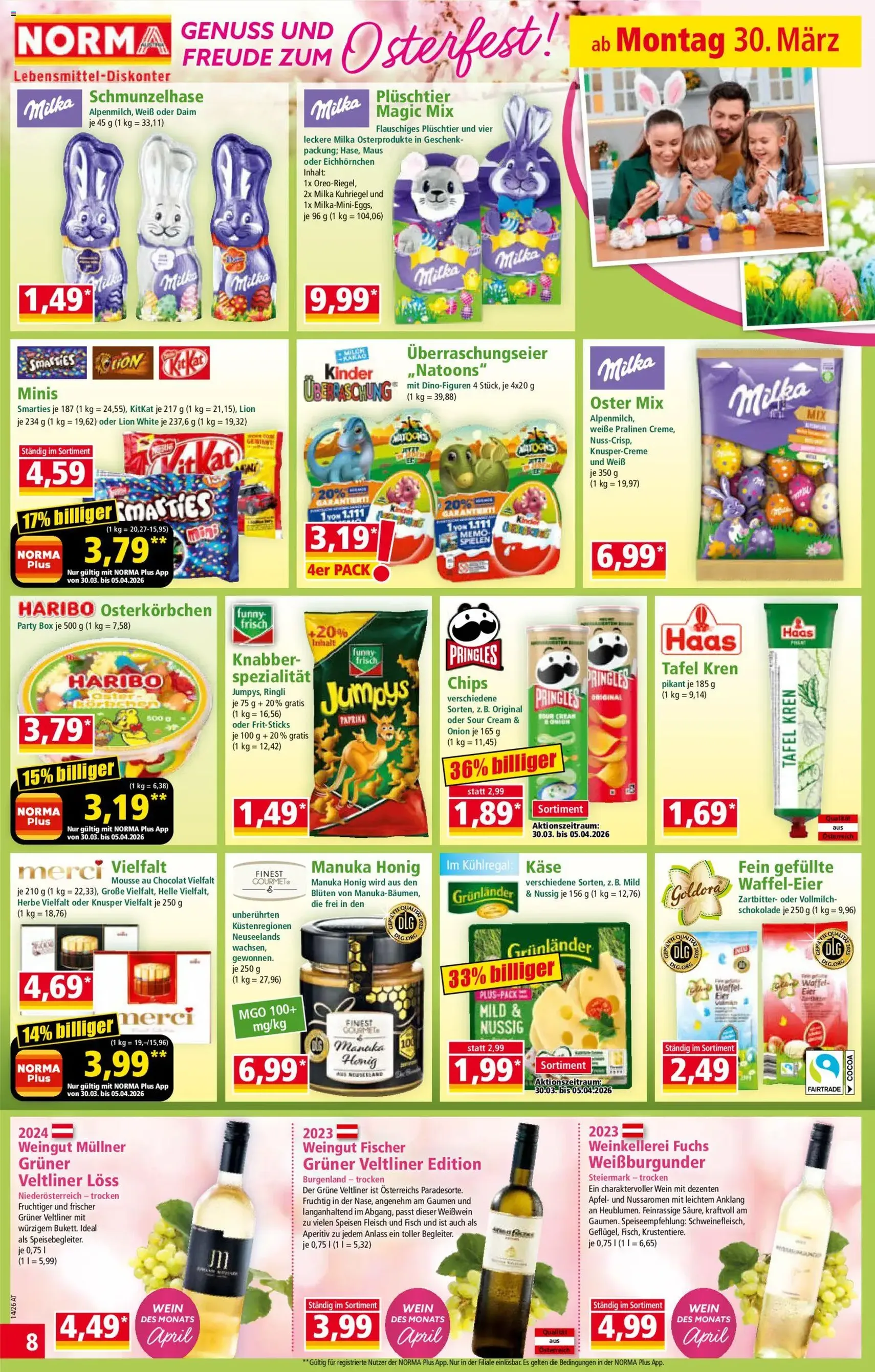 Norma Flugblatt - Gültiger Prospekt ab 30.03.2026, Seite 8 von insgesamt 20