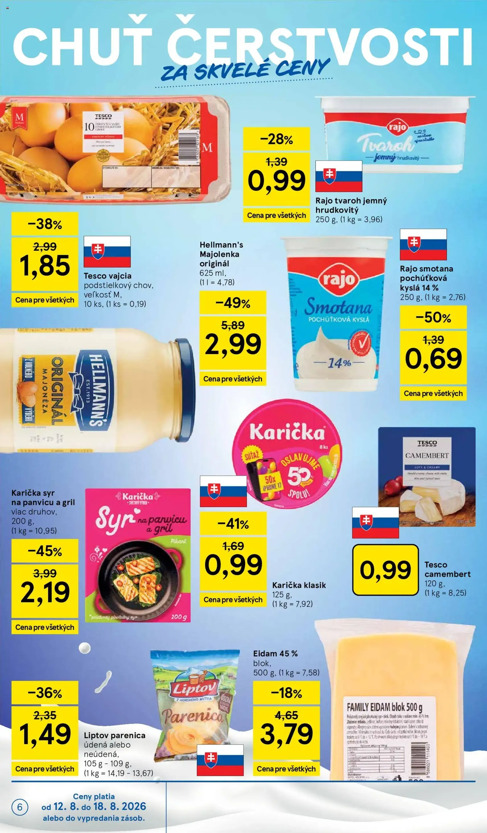 Tesco Hypermarket - leták - platný leták od 12.08.2026 strana 6 z 54