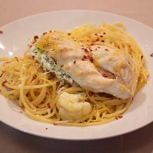 Recipe preview Creamy Chicken and Risoni Pasta Tray Bake