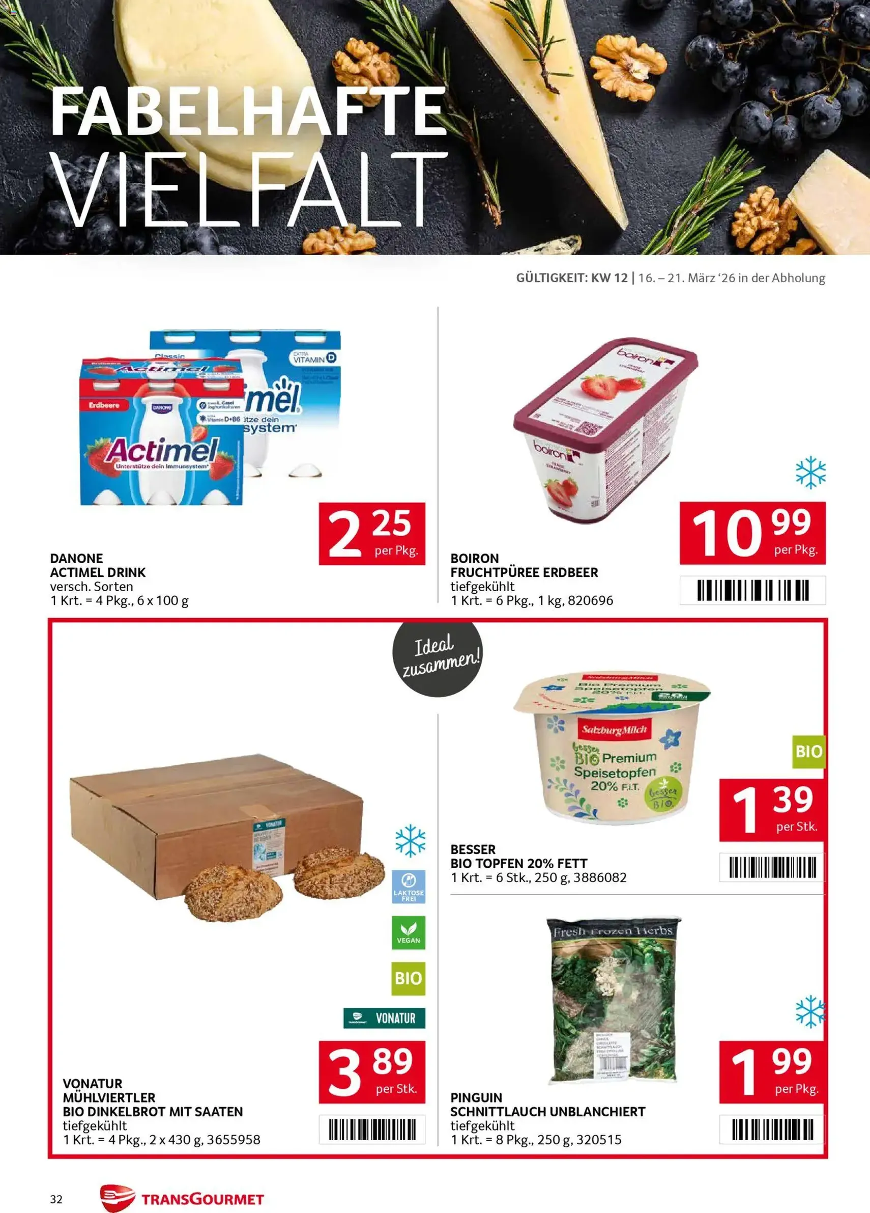 Transgourmet Flugblatt - Gültiger Prospekt ab 16.03.2026, Seite 32 von insgesamt 36