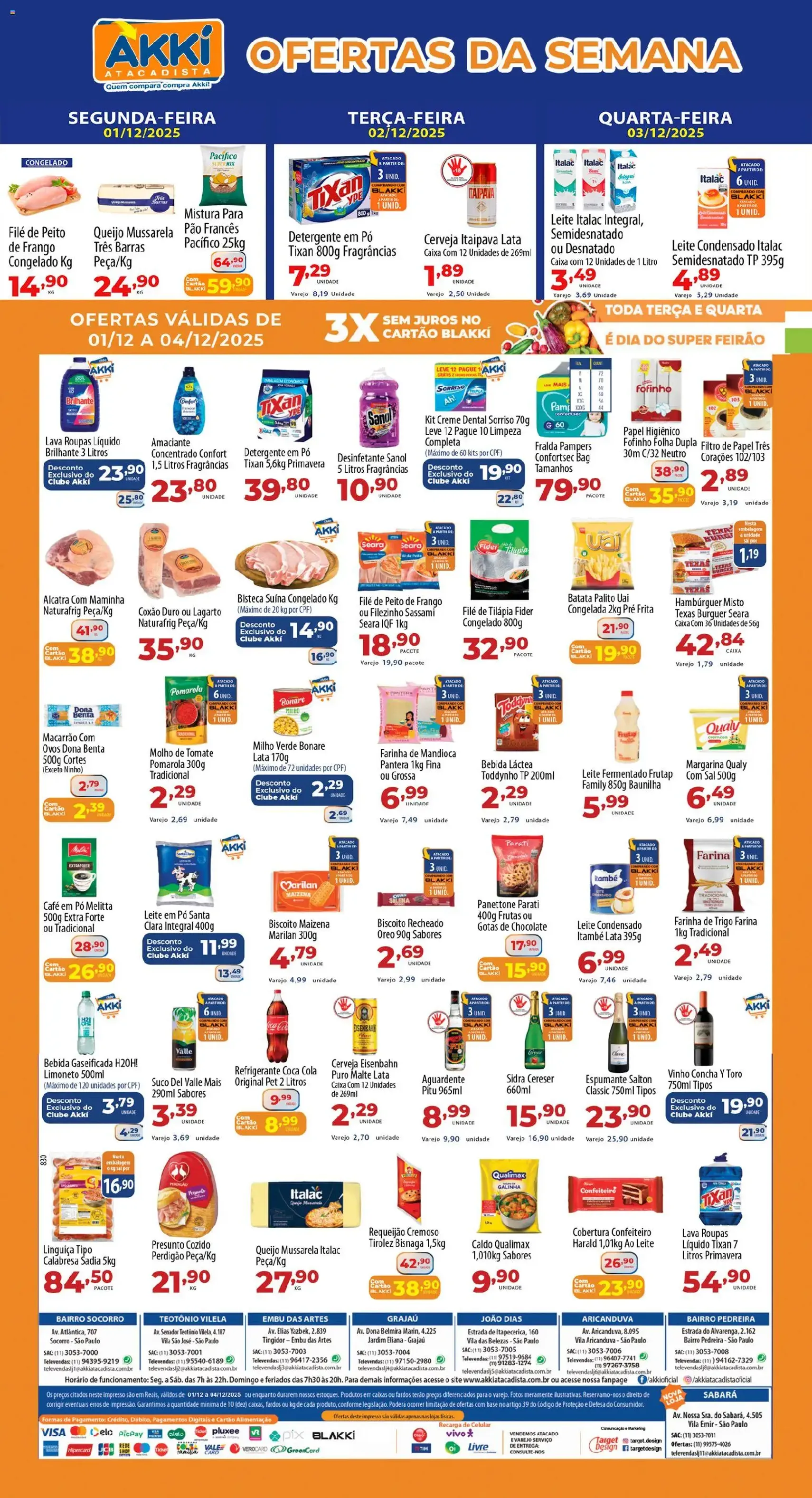 Akki Atacadista - Ofertas da semana - folheto válido a partir de 01/12/2025 página 1 de 1