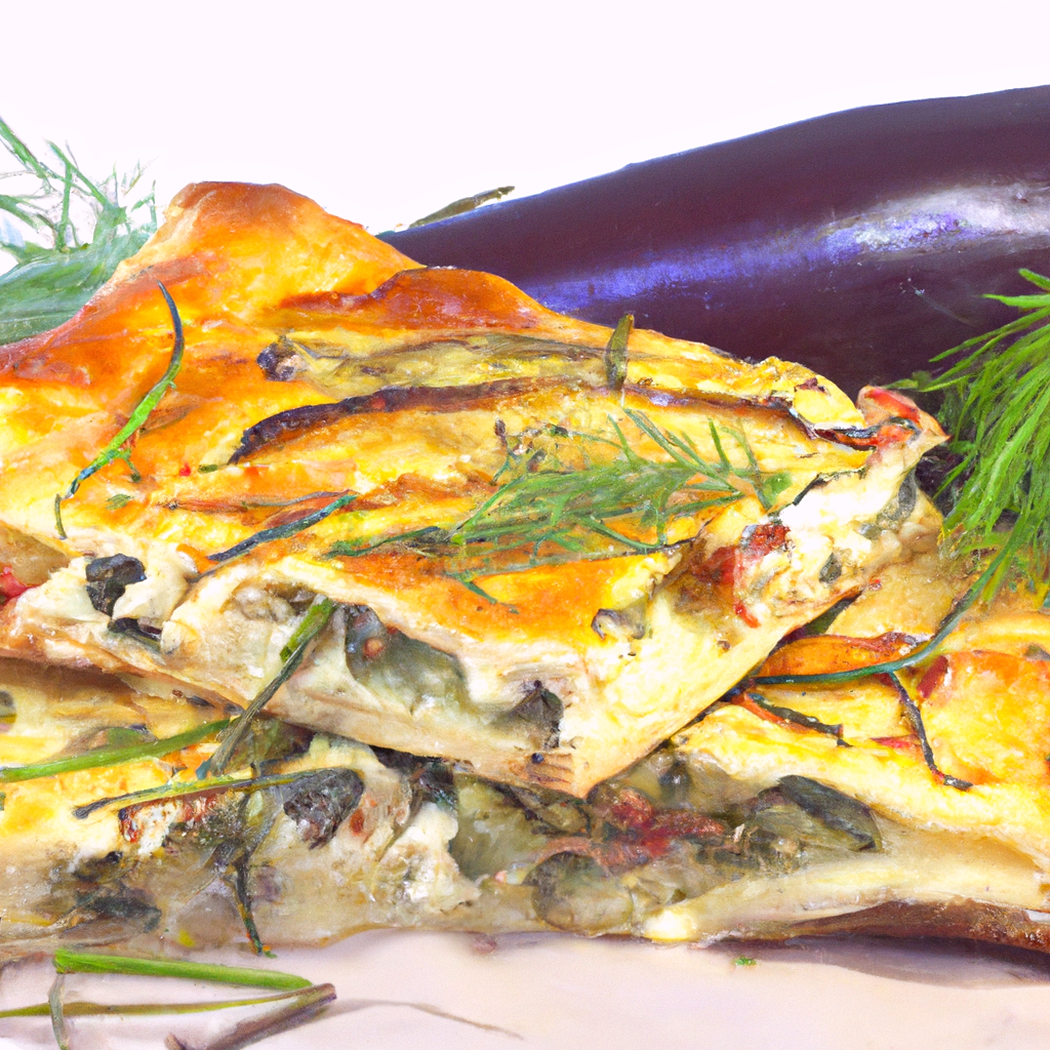 Torta salata melanzane