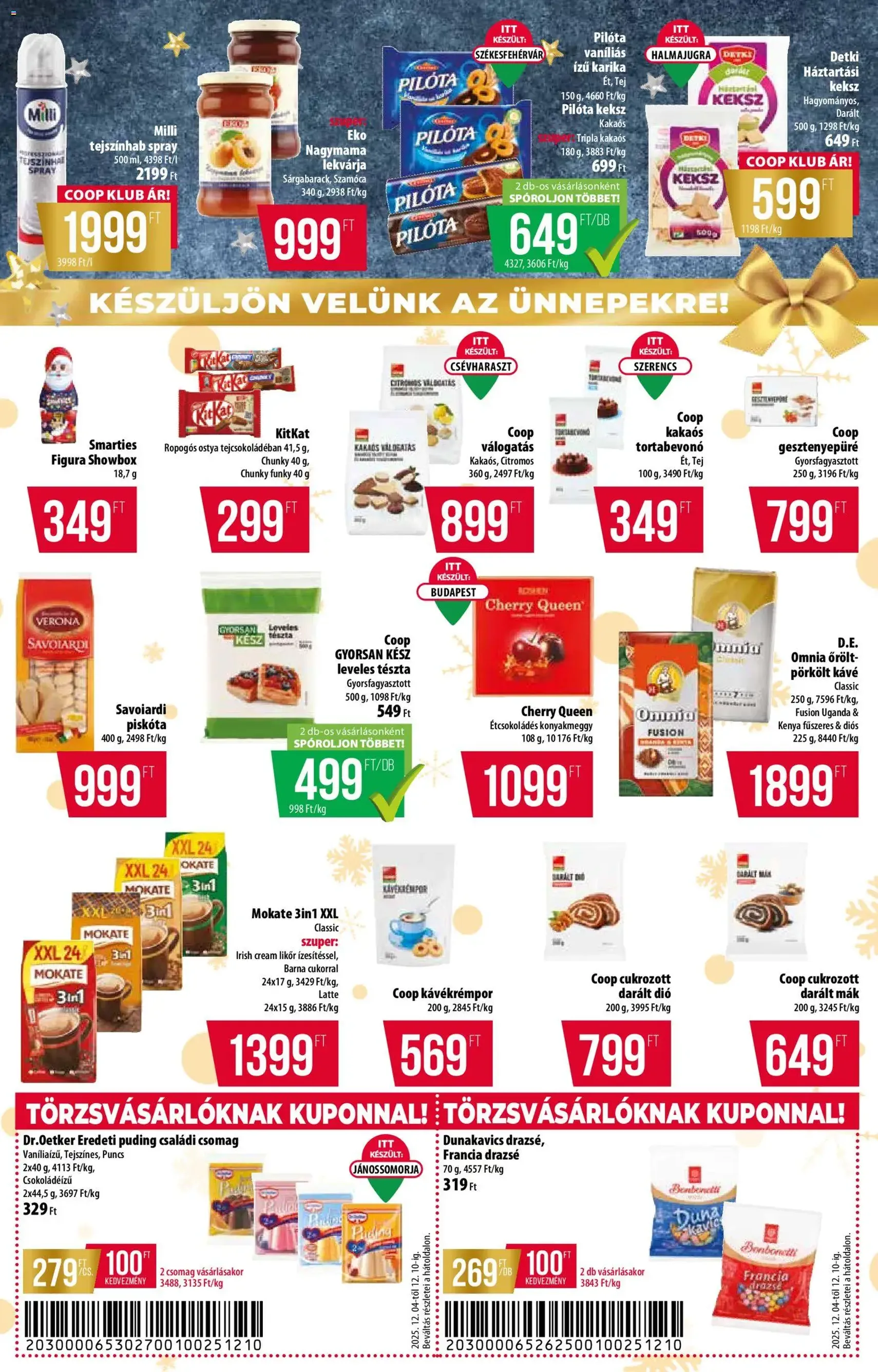 COOP Akciós újság - 2025.12.04. érvényes szórólap 6 oldal 12 oldalból