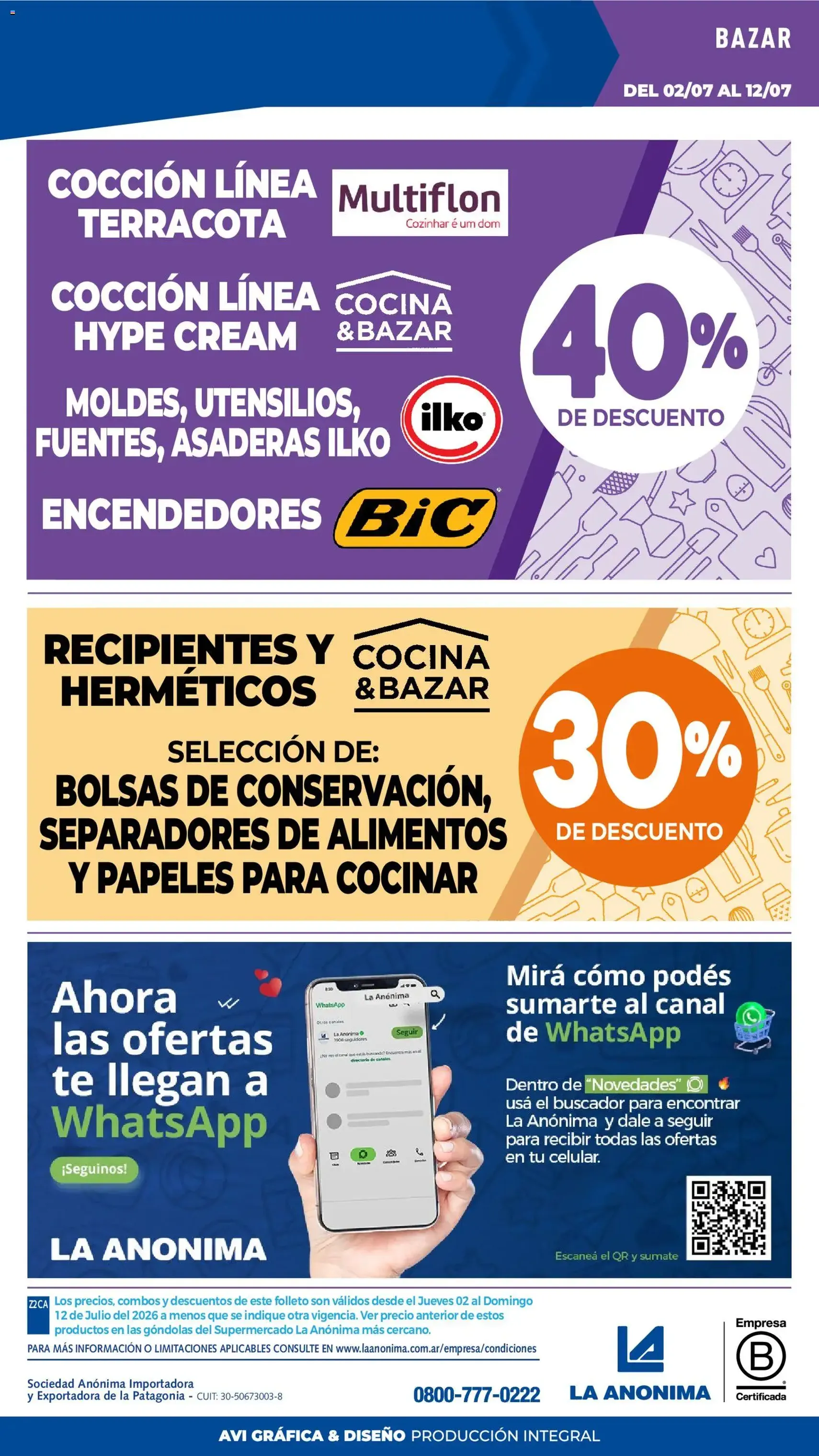 La Anonima catálogo - folleto válido desde 02/07/2026 página 45 de 45