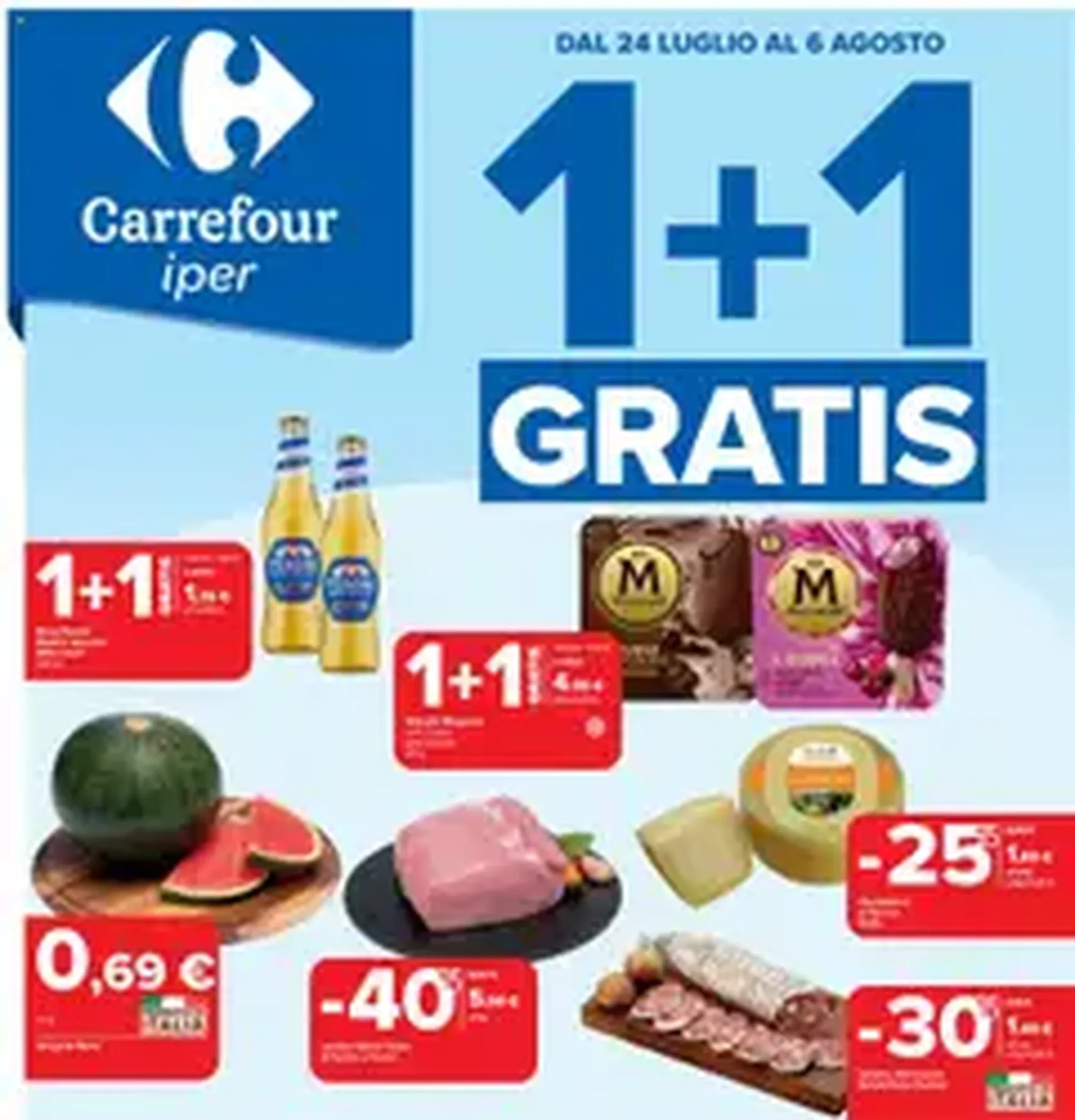 Volantino Carrefour - volantino valido dal 24/07/2025 pagina 1 di 1
