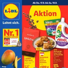 Lidl - Flugblatt - Prospekt Vorschau gültig ab 17.09.2026