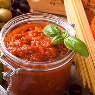 Previsualización de la receta Salsa de tomate dietética para pasta