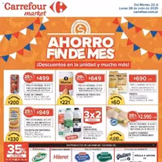 Vista previa del folleto Carrefour Market catálogo válido desde 22/07/2025
