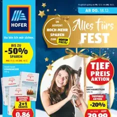 Hofer Flugblatt - Prospekt Vorschau gültig ab 12.12.2025
