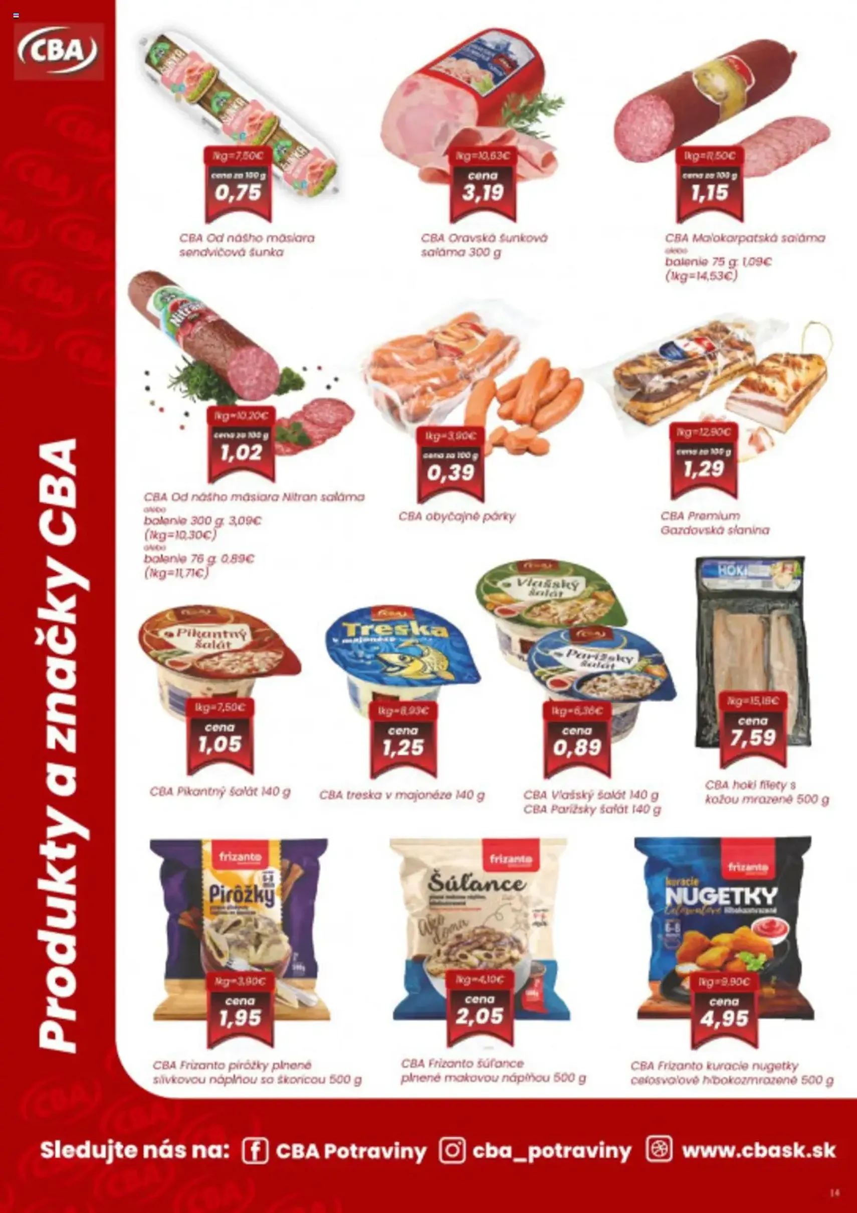 CBA Verex leták - platný leták od 02.10.2025 strana 14 z 32 CBA Verex leták - platný leták od 02.10.2025 strana 14 z 32