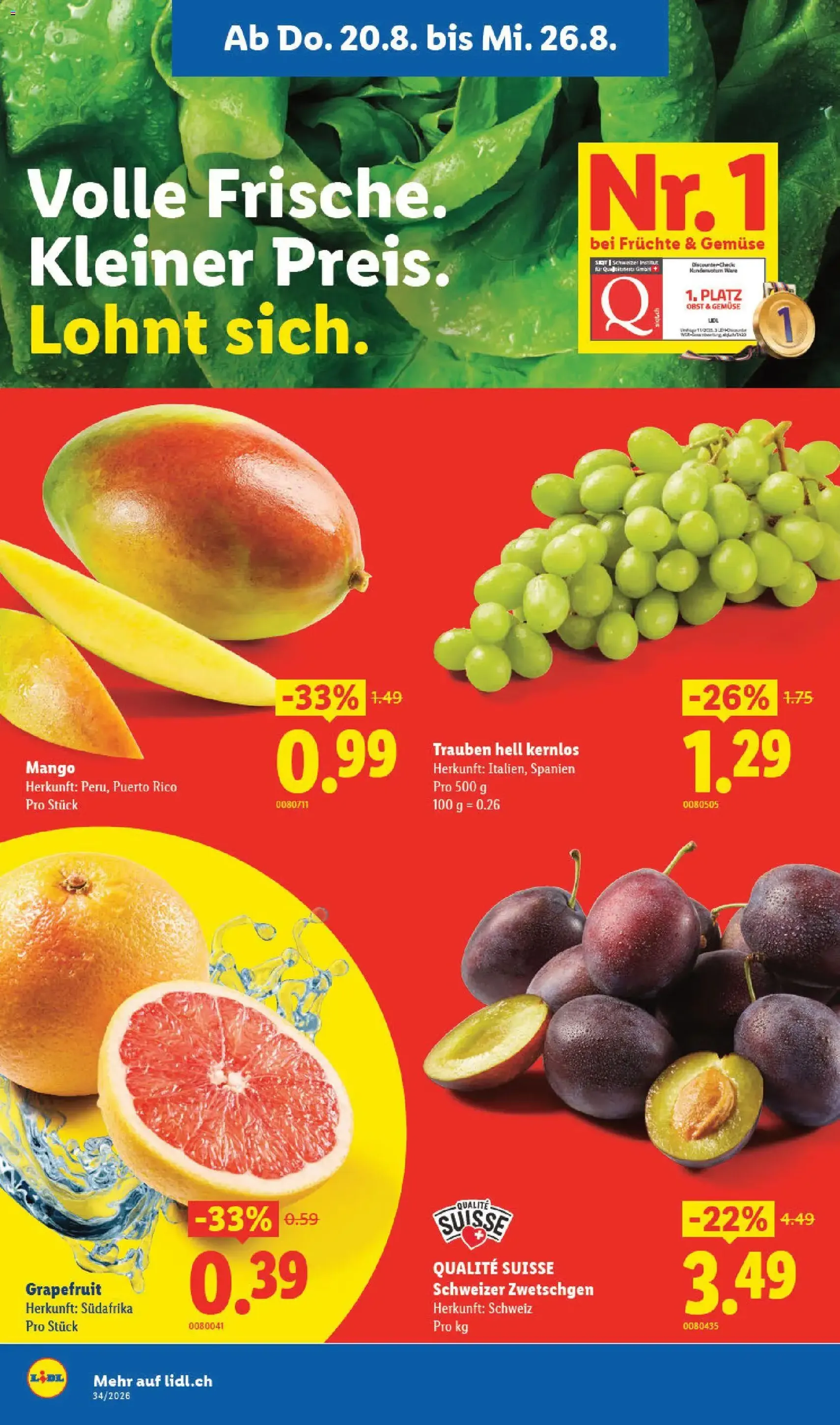 Lidl aktionen - Gültiger Prospekt ab 20.08.2026, Seite 8 von insgesamt 38