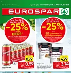 Eurospar Flugblatt - Prospekt Vorschau gültig ab 14.08.2025