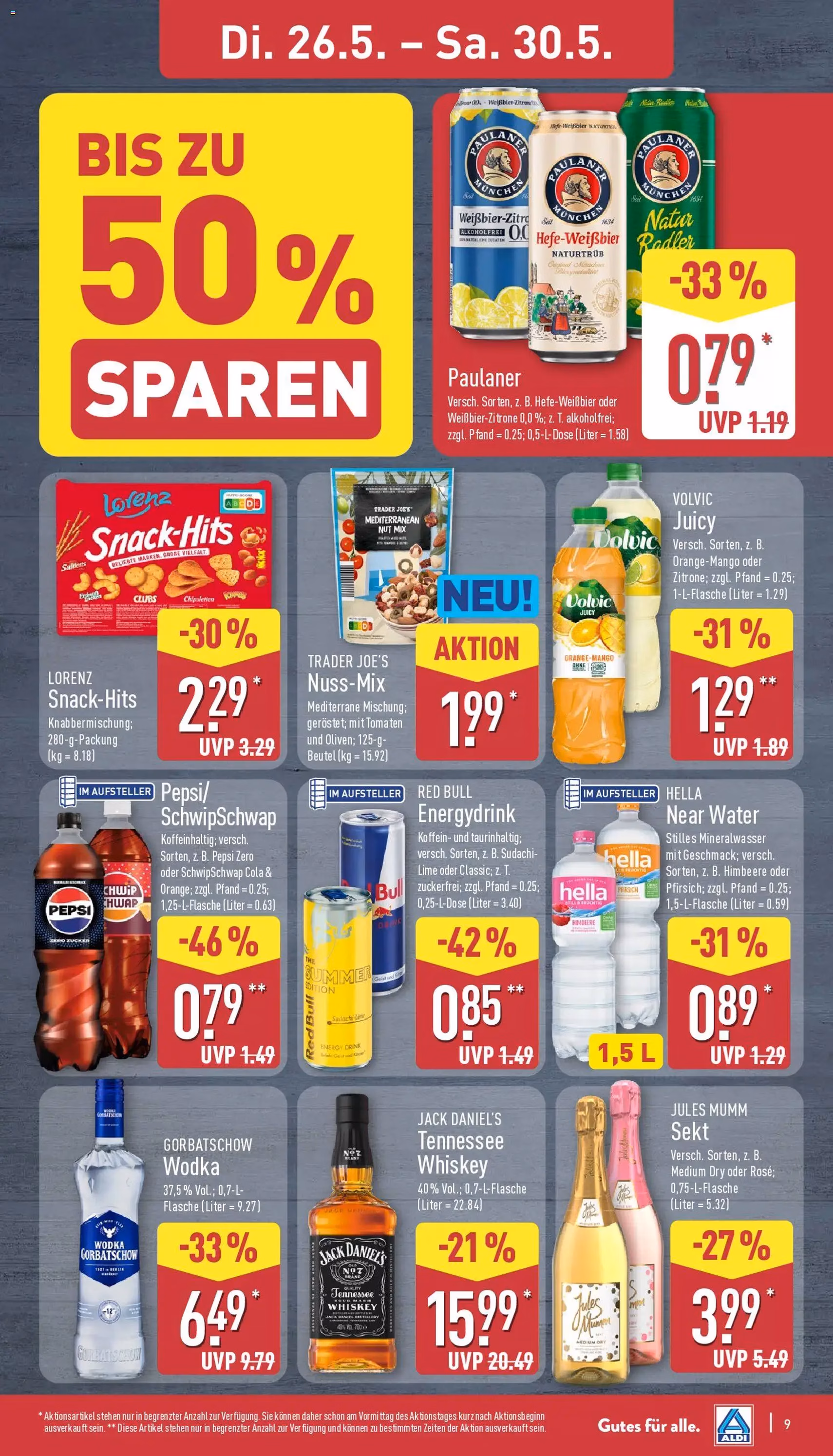 Aldi Prospekt - Gültiger Prospekt ab 26.05.2026, Seite 9 von insgesamt 42