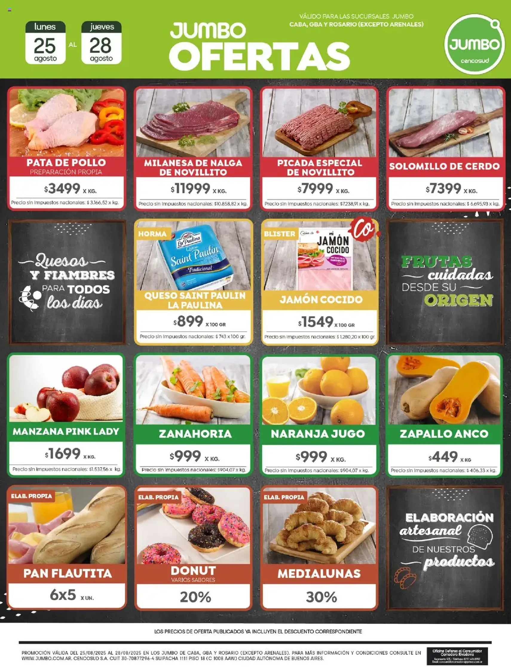Jumbo ofertas - folleto válido desde 25/08/2025 página 1 de 2